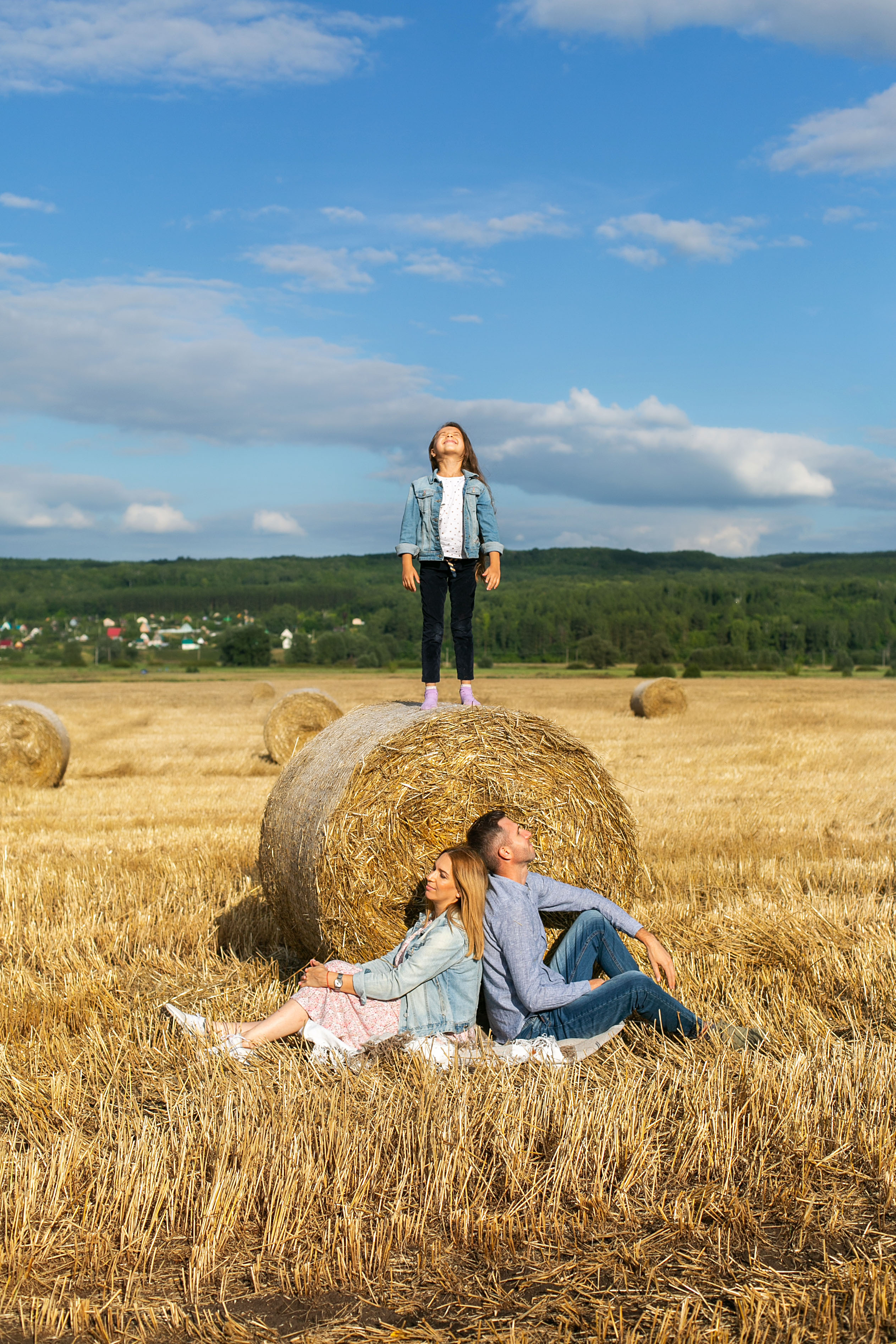В поле. Свадебный и семейный фотограф у Уфе Евгения Сазонова