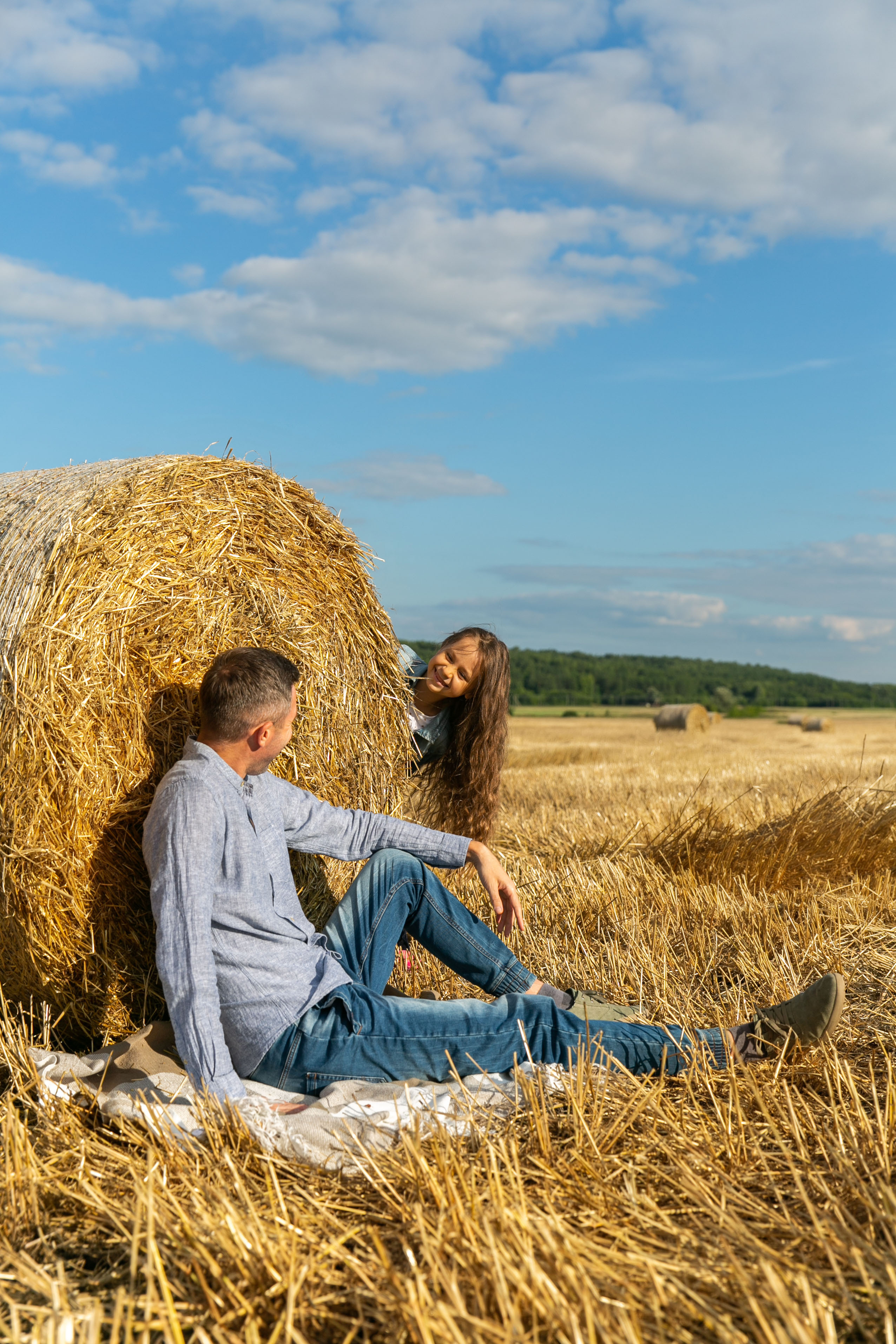 В поле. Свадебный и семейный фотограф у Уфе Евгения Сазонова