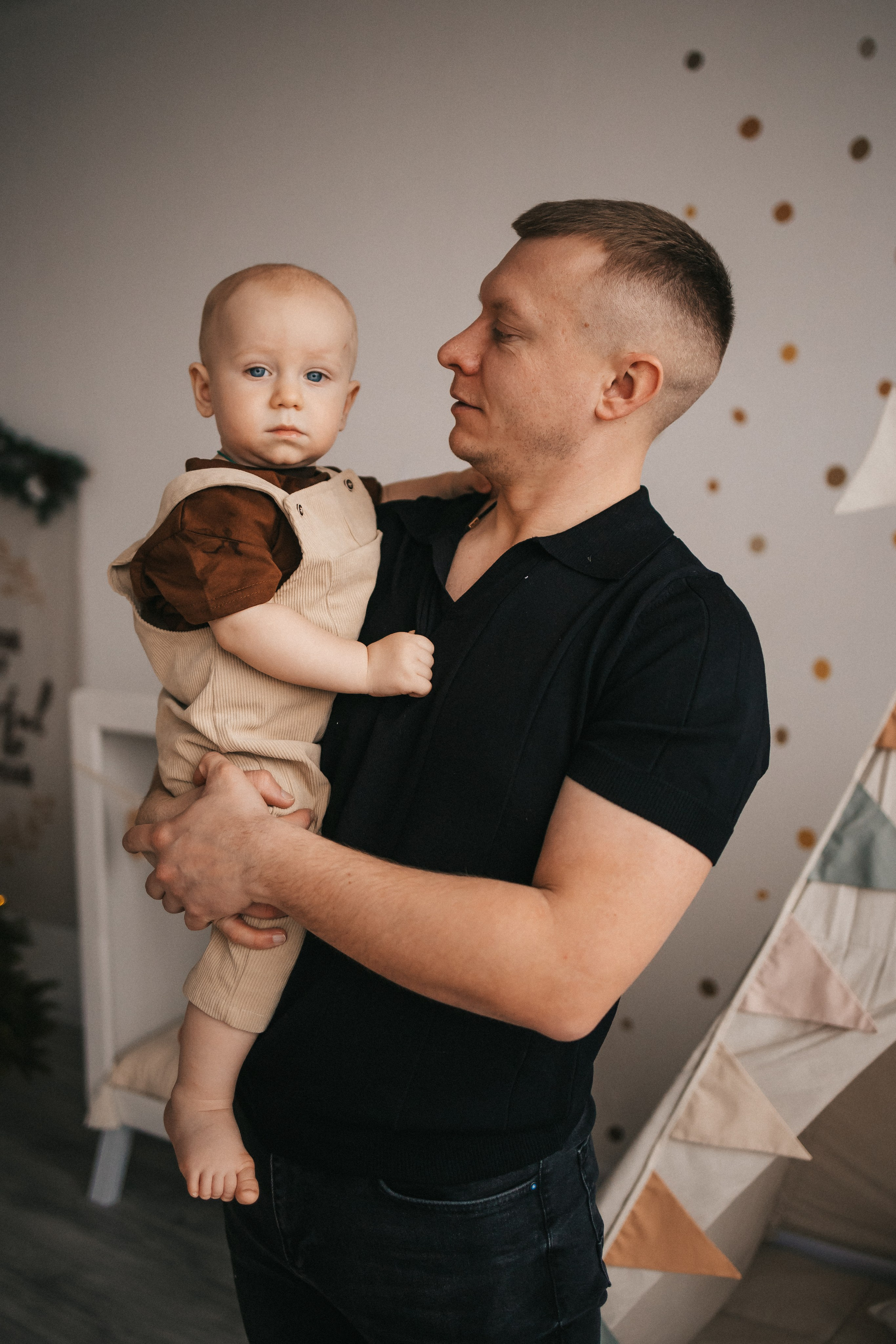 Саше 1 годик в новогодних локациях. Фотограф Нижний Новгород