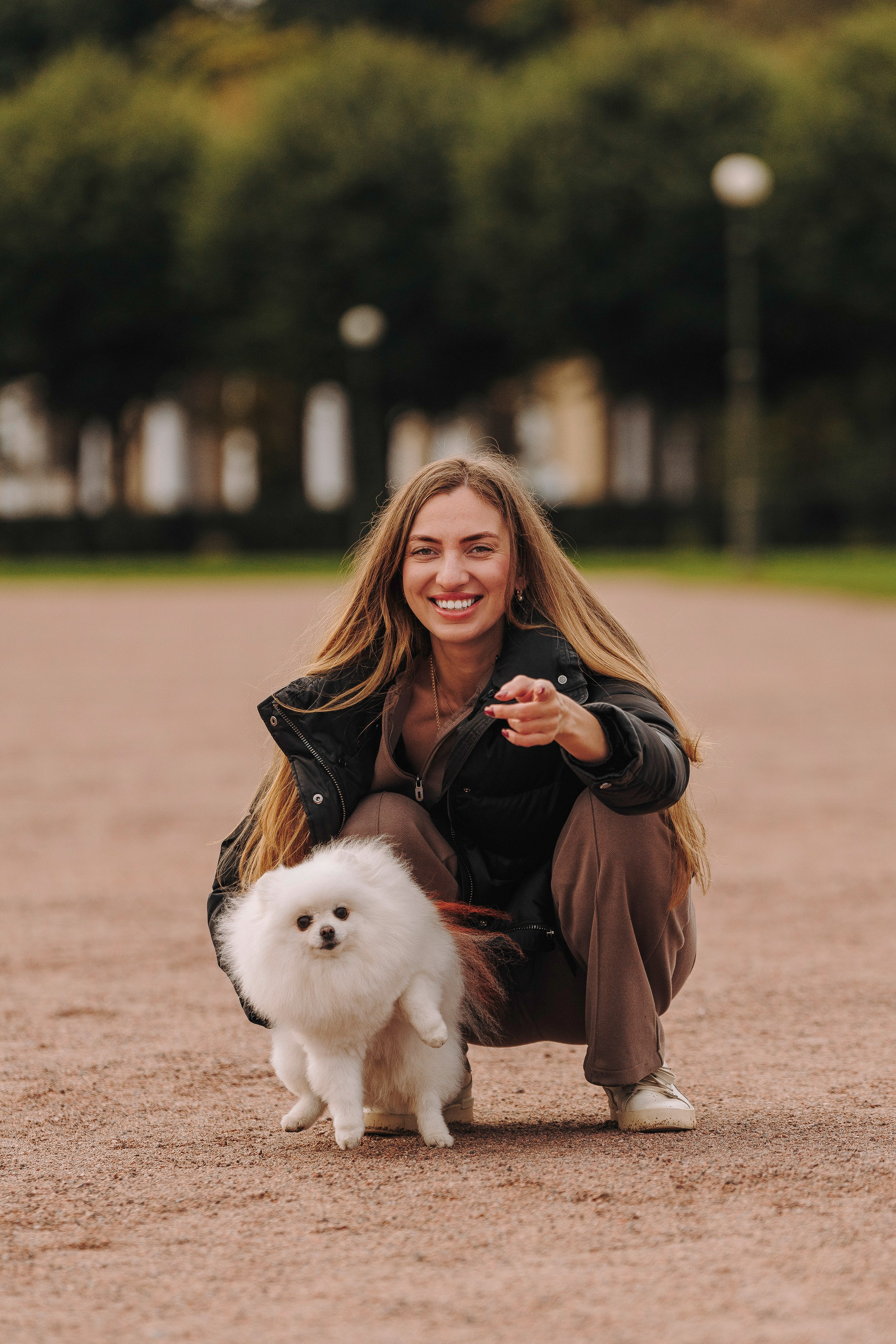 Фотосессия с померанским шпицем. Фотограф анималист в Спб недорого Олеся Майорова