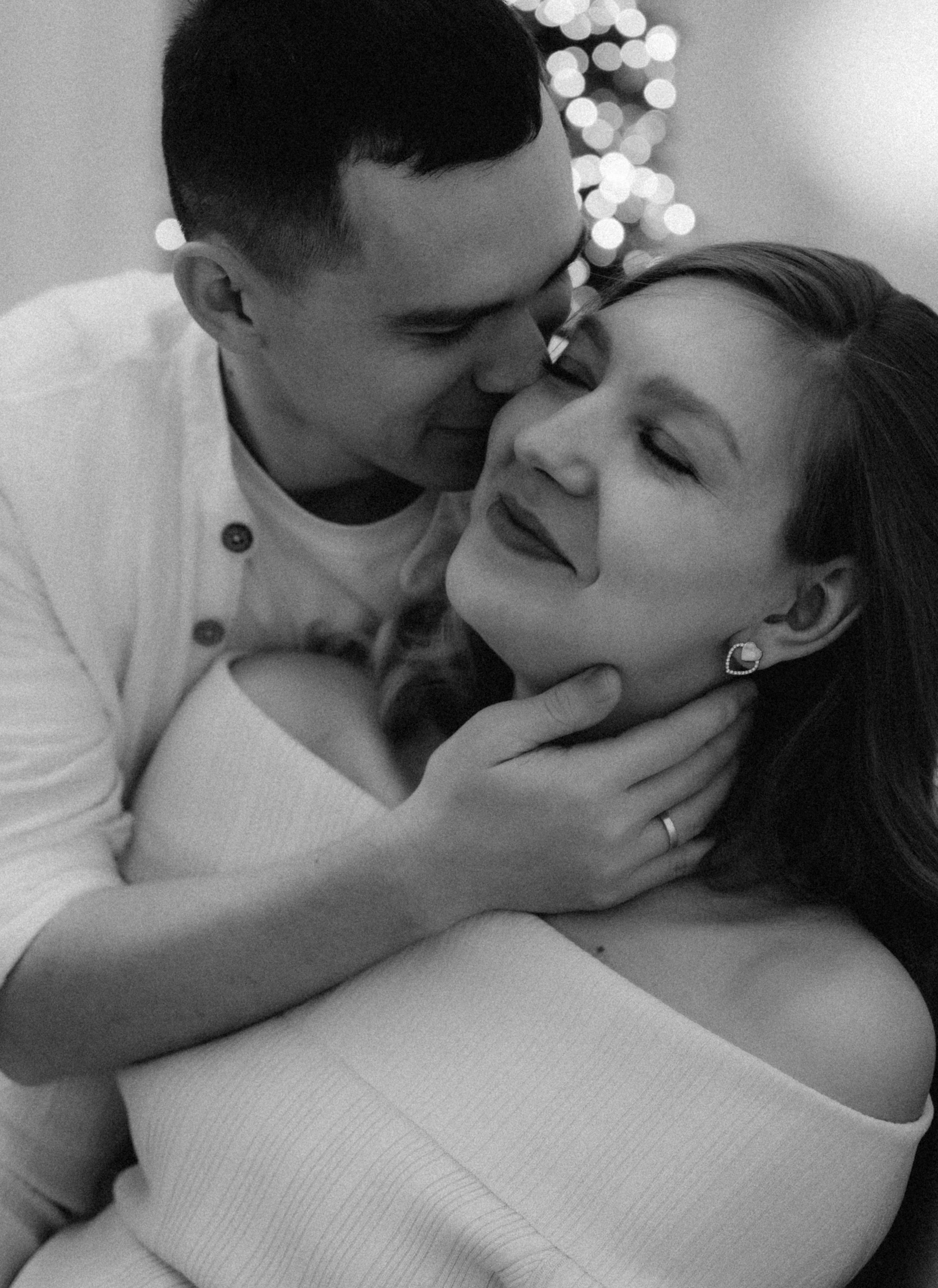 Ожидание чуда Юля Влад Новый год. Фотограф Алёна Мил