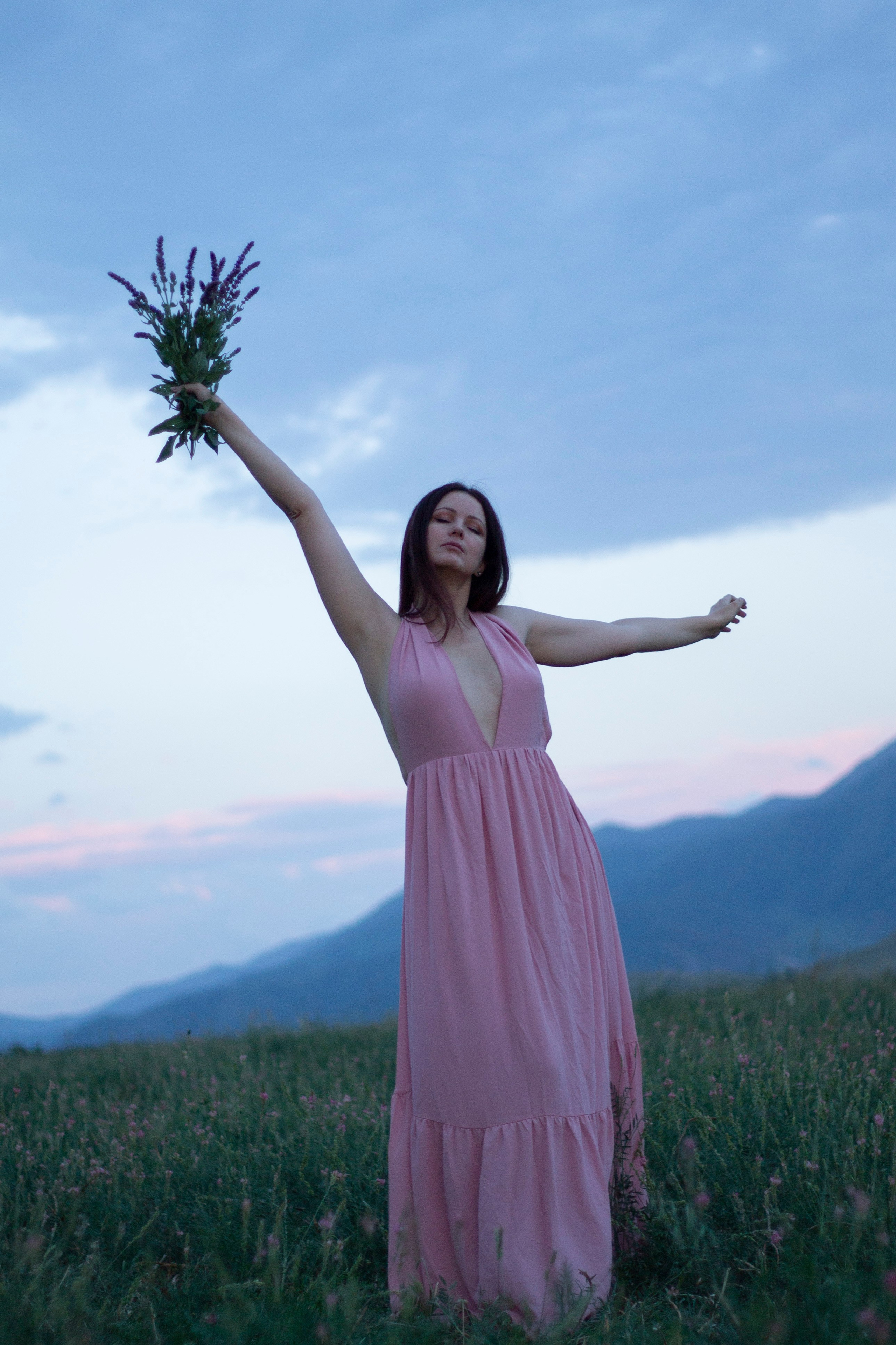 Эллодия в закатном солнце