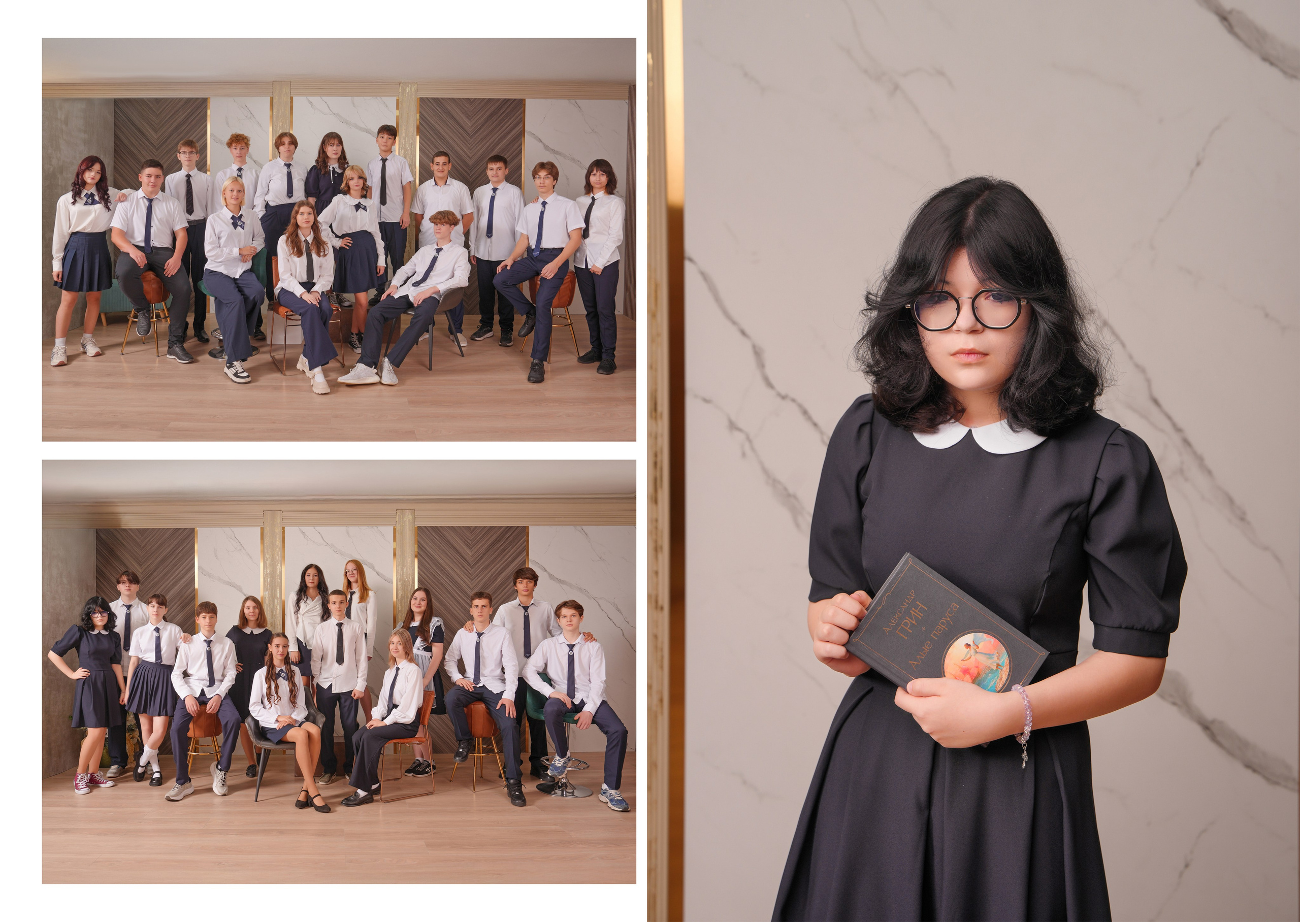 ШКОЛА 6-9Б. Красивый выпускной альбом в Краснодаре