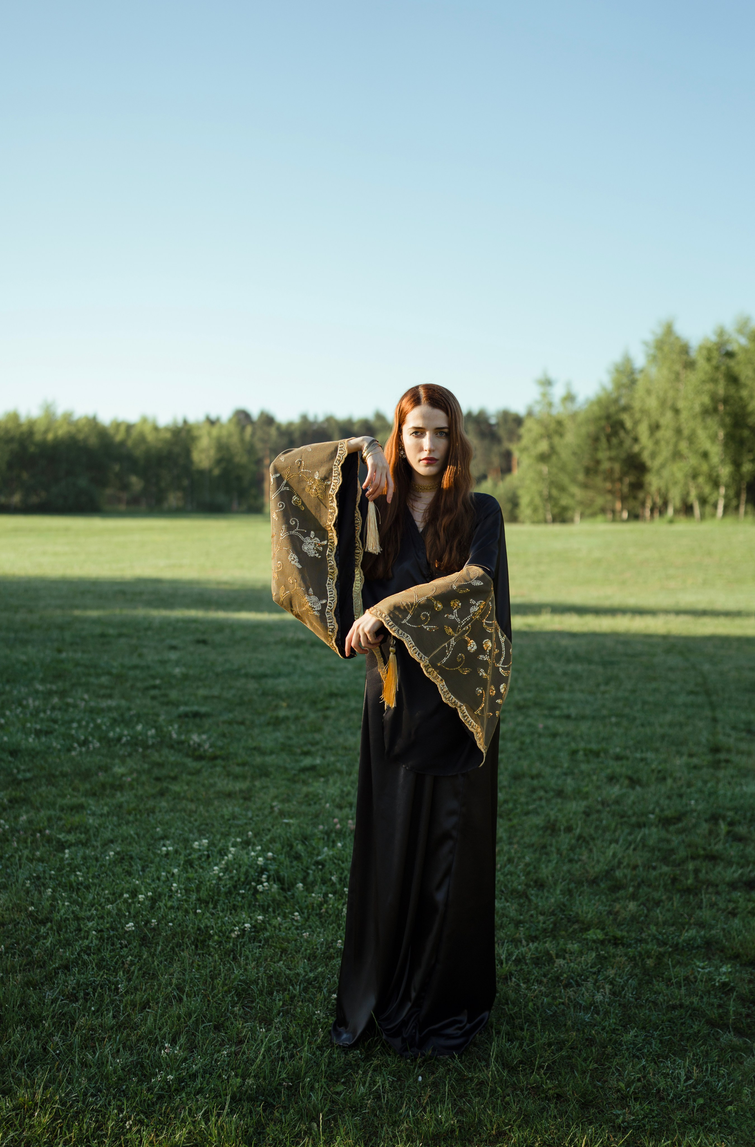 Персональная женская фотосессия на природе.