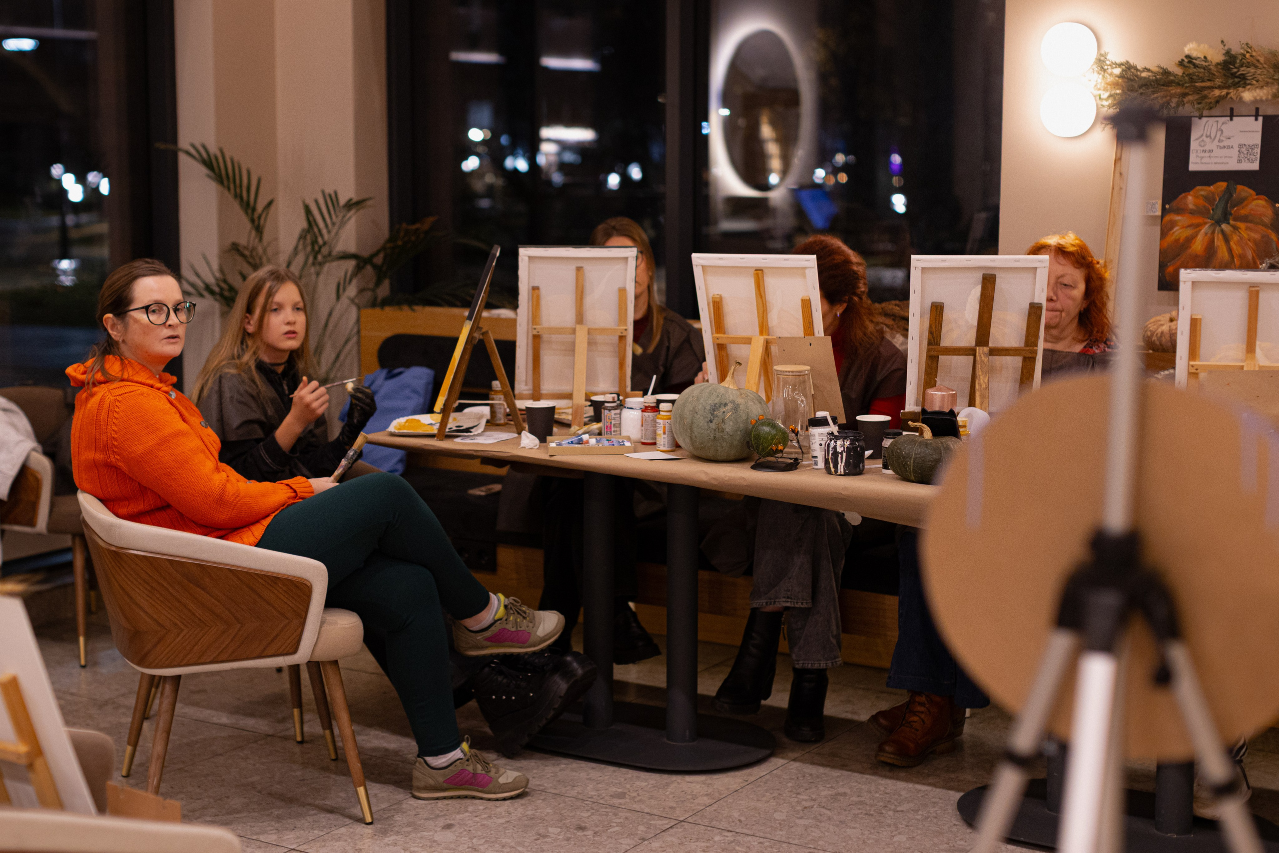 МК Тыква в кафе Здрасте. Анастасия Ракчеева Художник