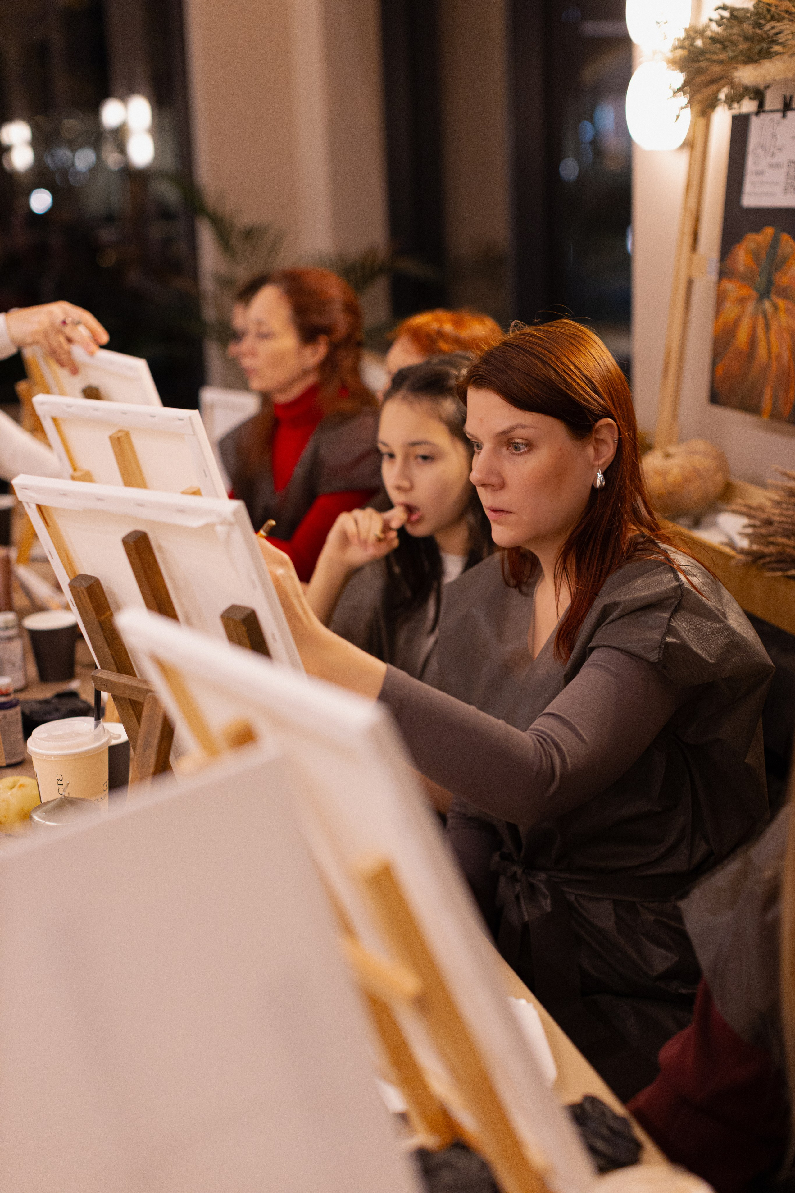 МК Тыква в кафе Здрасте. Анастасия Ракчеева Художник