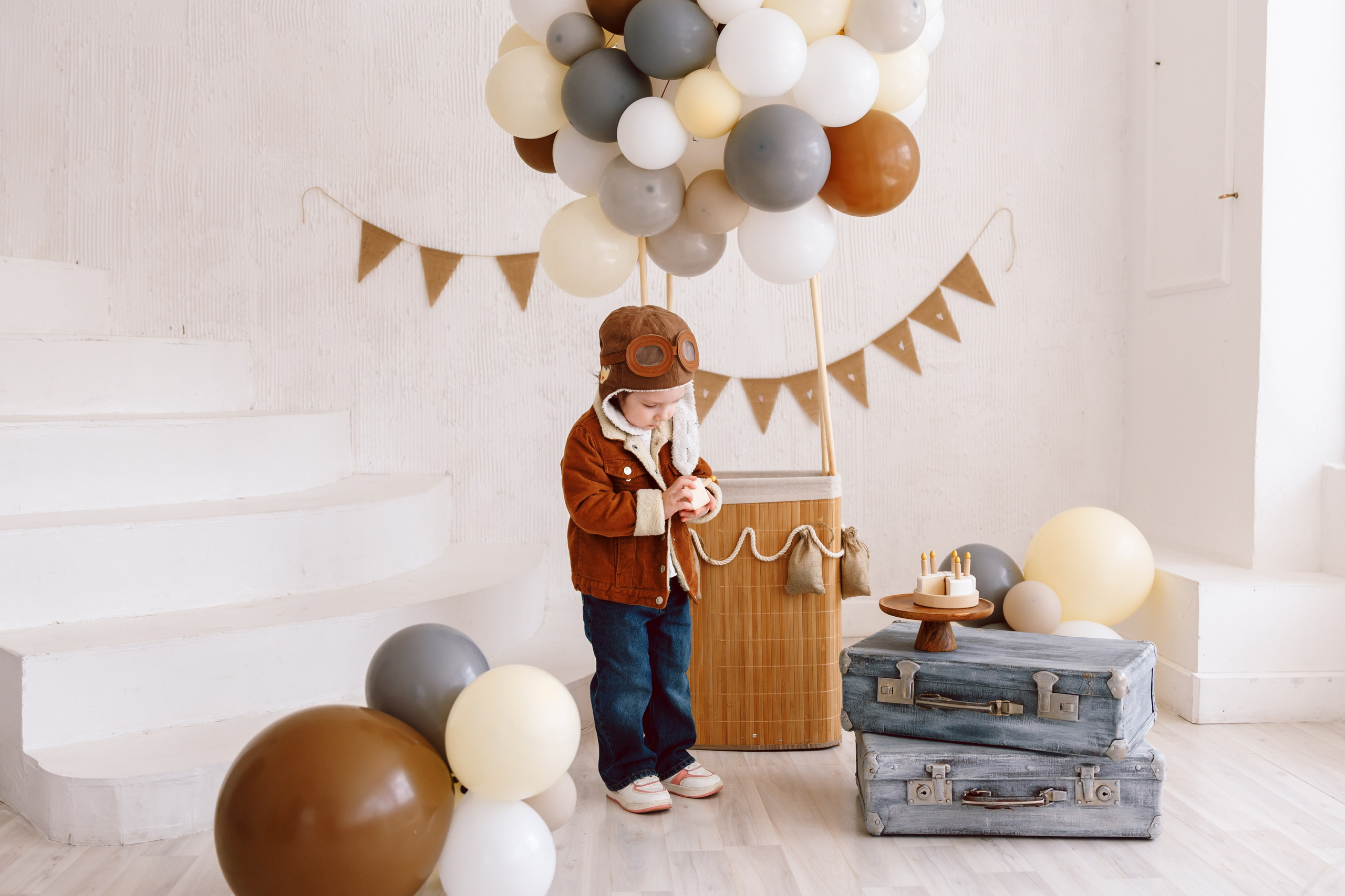 Фотодень «на воздушном шаре». Фотограф новорожденных Тверь Диана Муляева