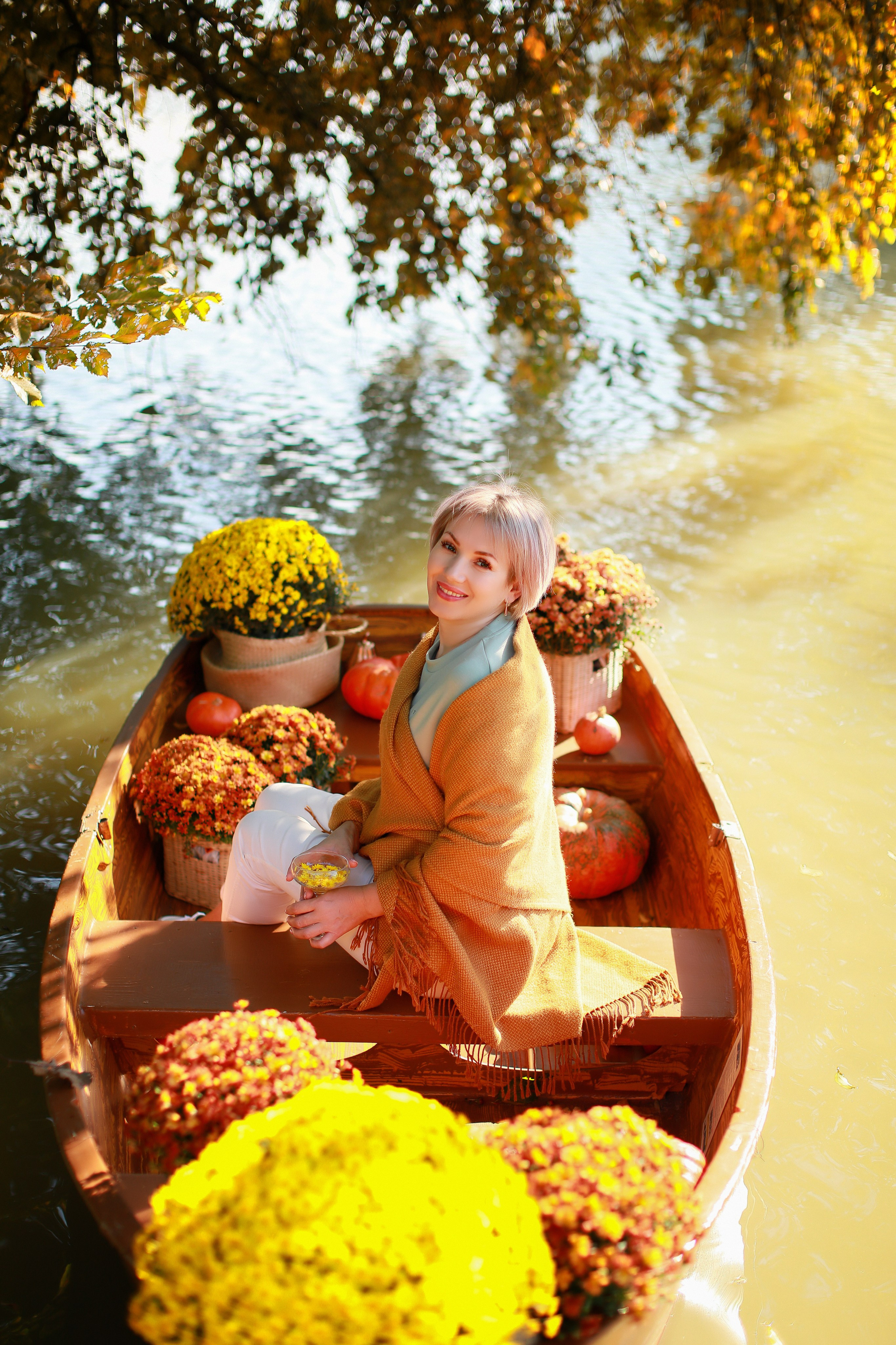 Осенняя лодочка. Детский семейный фотограф Краснодар