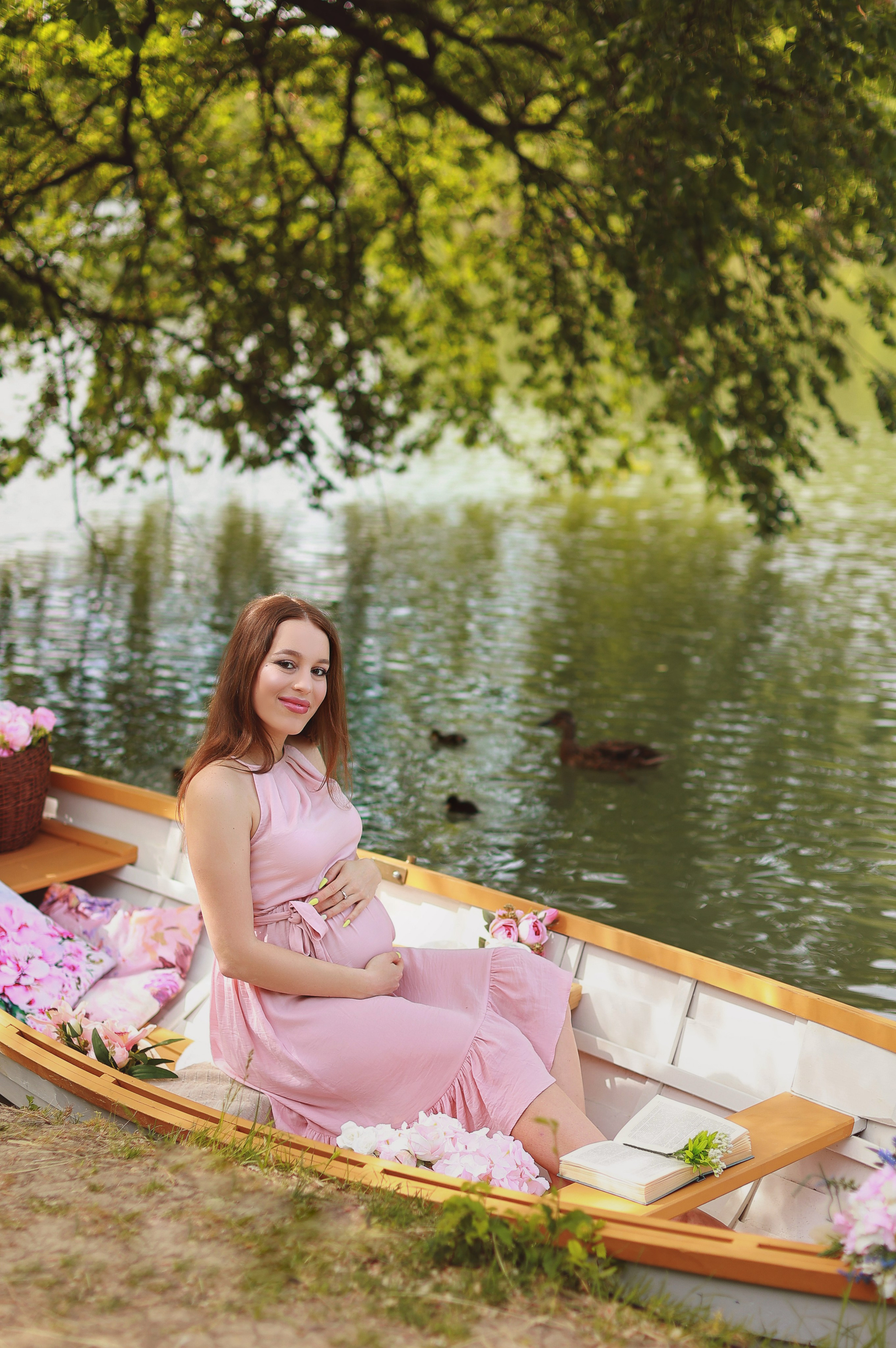 Цветочная лодочка. Детский семейный фотограф Краснодар