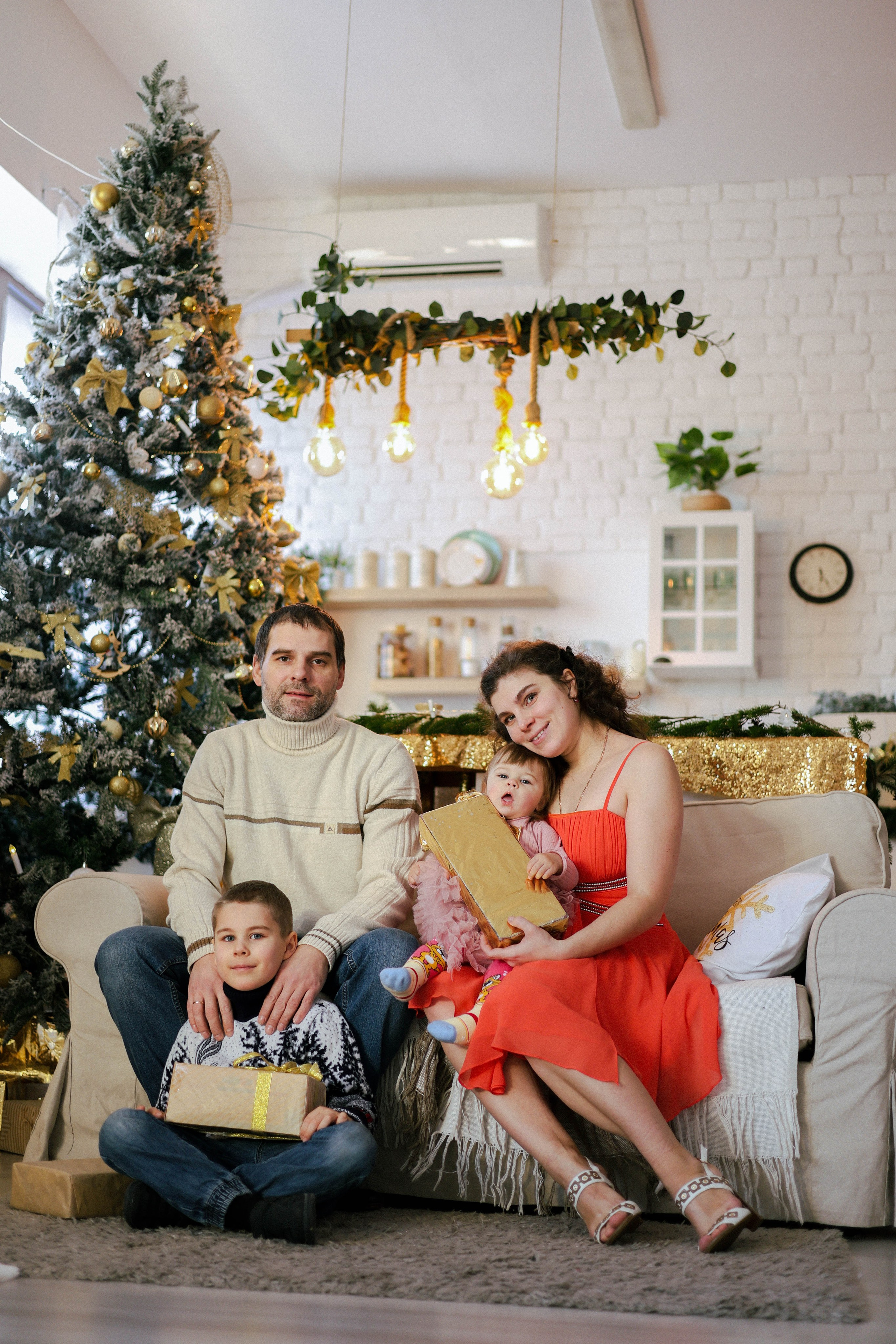 Новогодняя история «Нелля и ее семья». Фотограф в Москве Анастасия Калинина