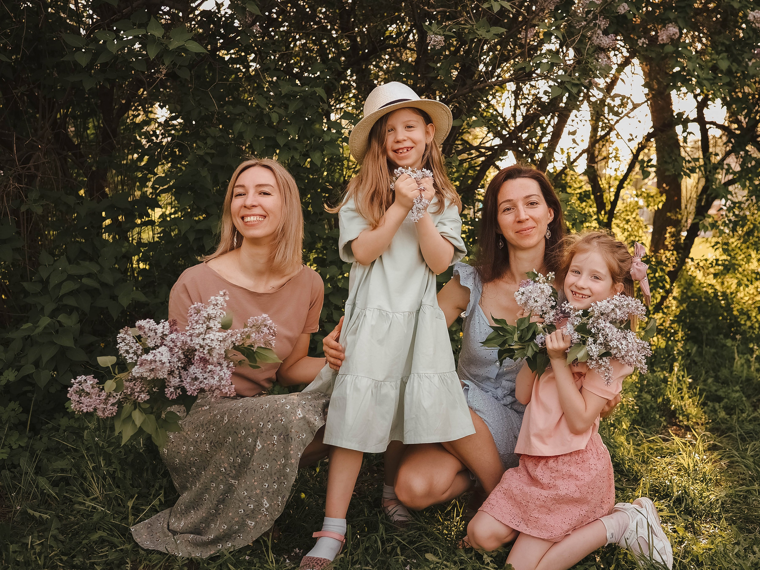 Ева Лиля Аня и Олеся. Семейный фотограф Ольга Барабанова