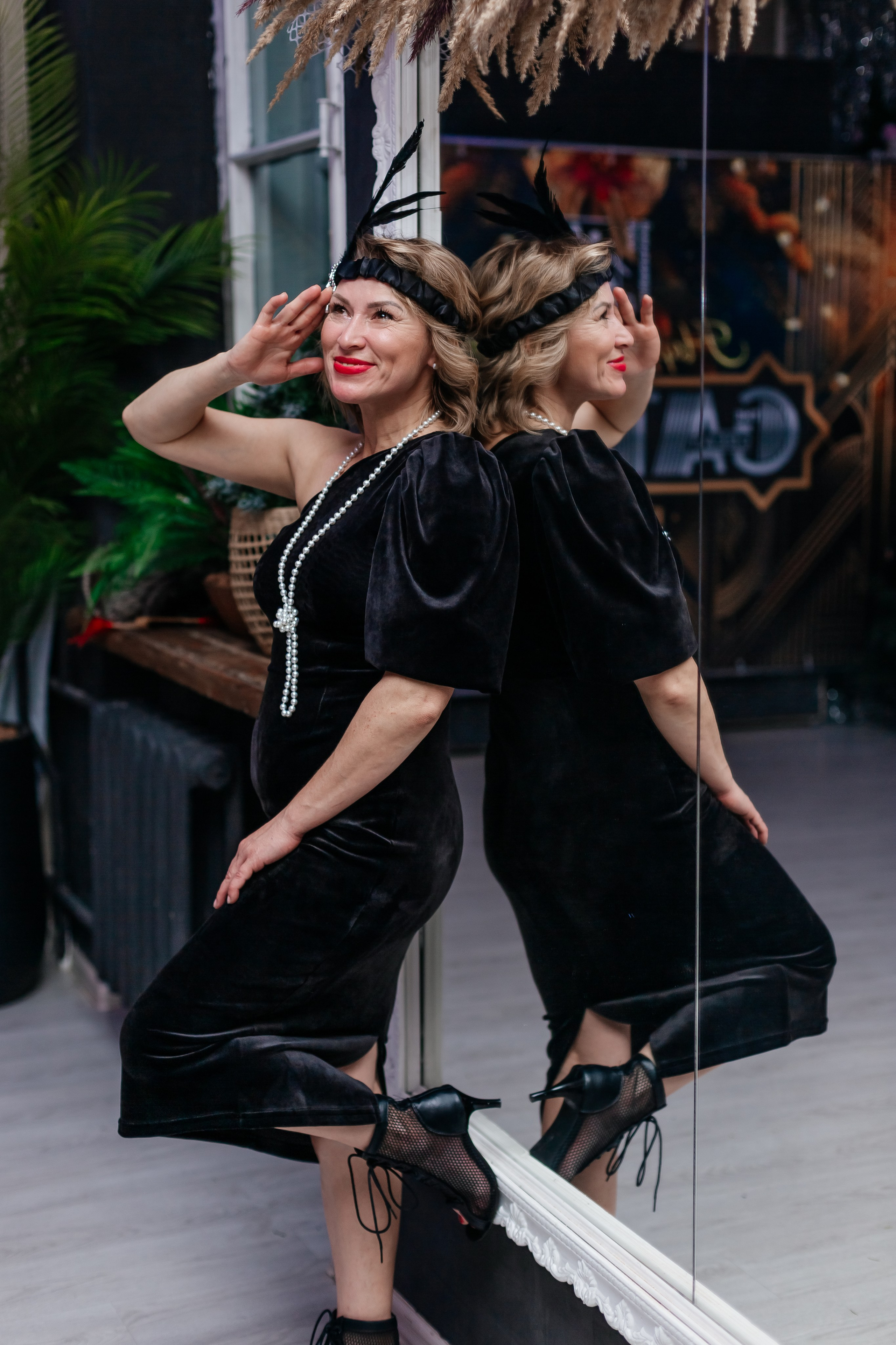 Новогодняя танцевальная хастл-вечеринка в стиле Гетсби. Фотограф Краснодар Марго Хелбен