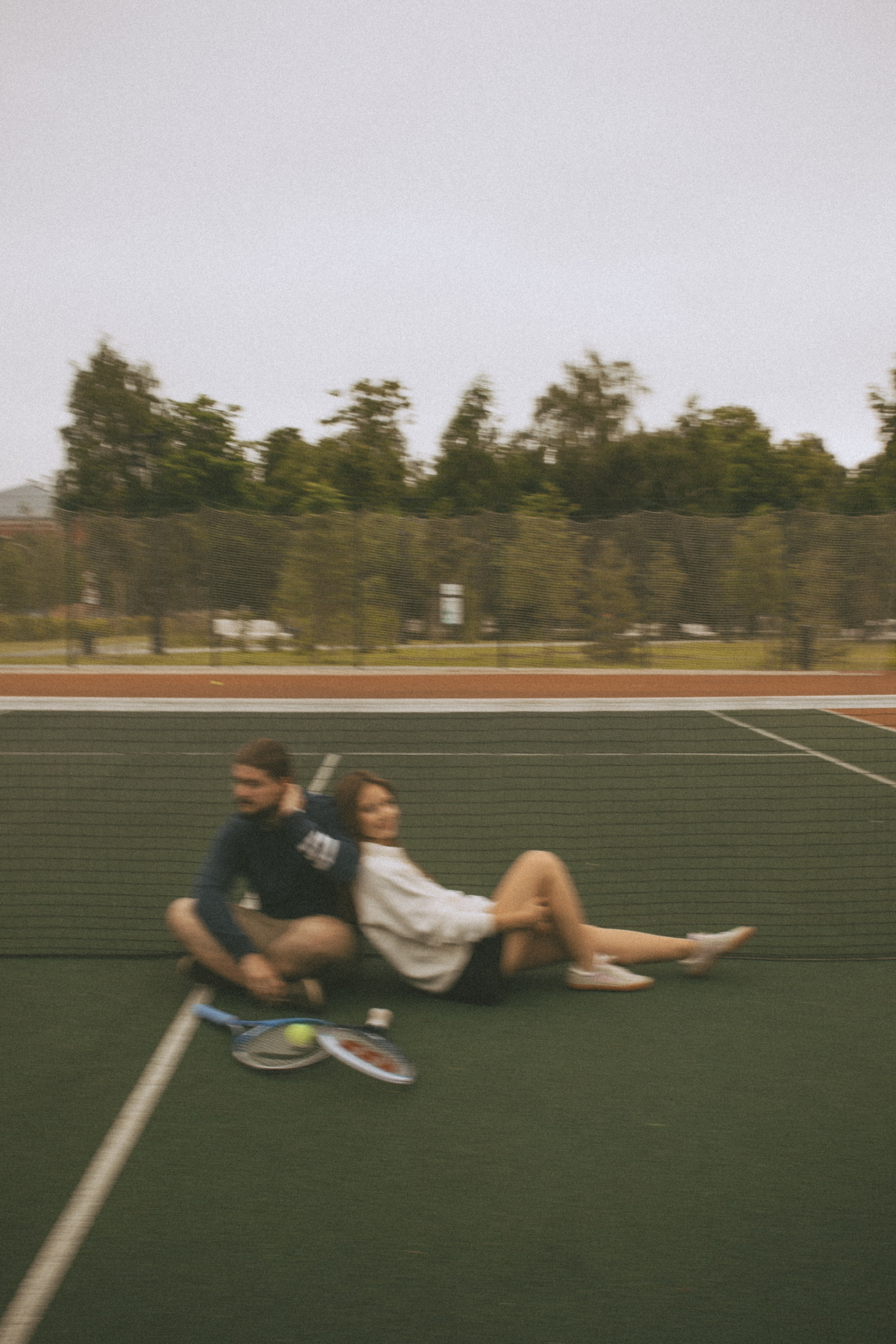 На корте. Свадебный фотограф Казань