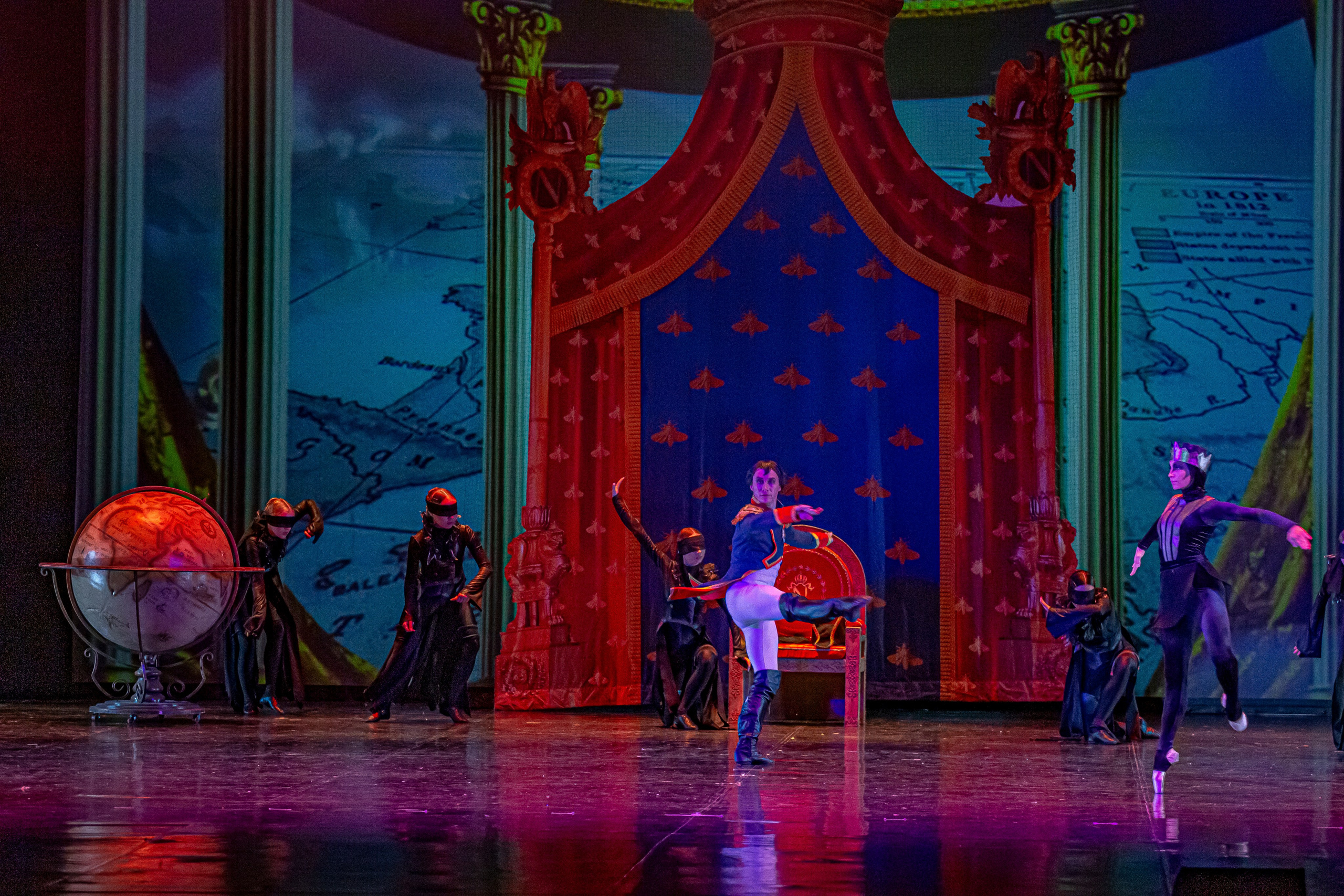 Война и Мир балет Марийского театра оперы и балета на сцене Зимнего театра г. Сочи премьера. Фотограф в Сочи Юрий Шептаев