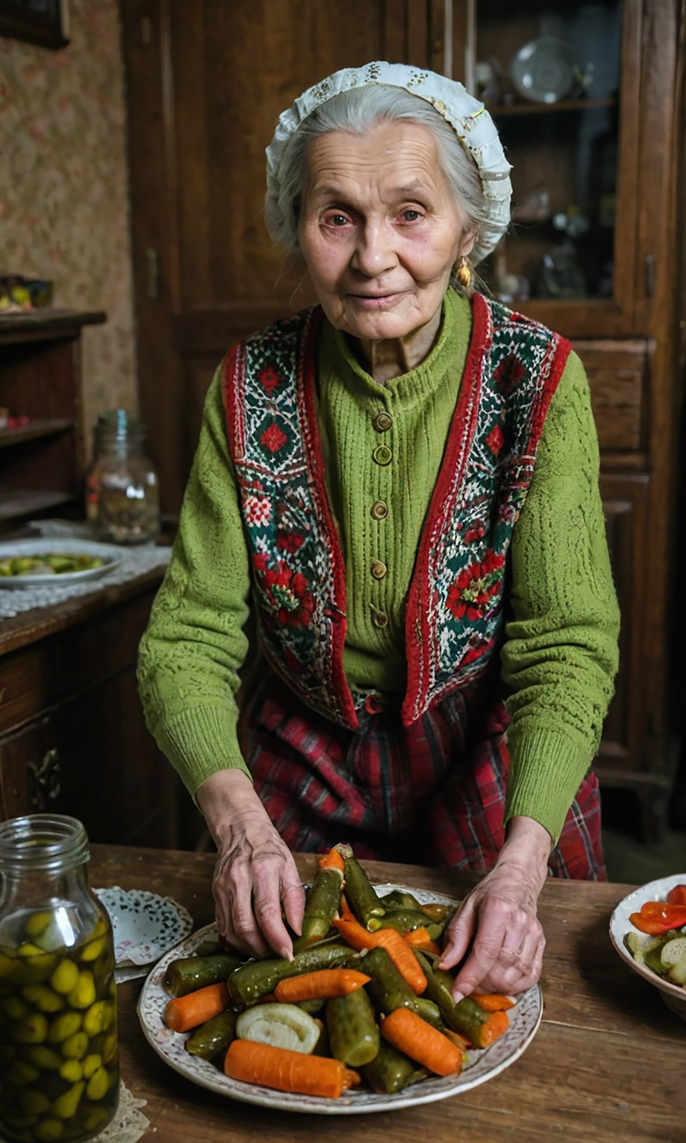 Babushka / Бабушка. Художник Катерина Копейкина / Artist Katerina Kopeikina