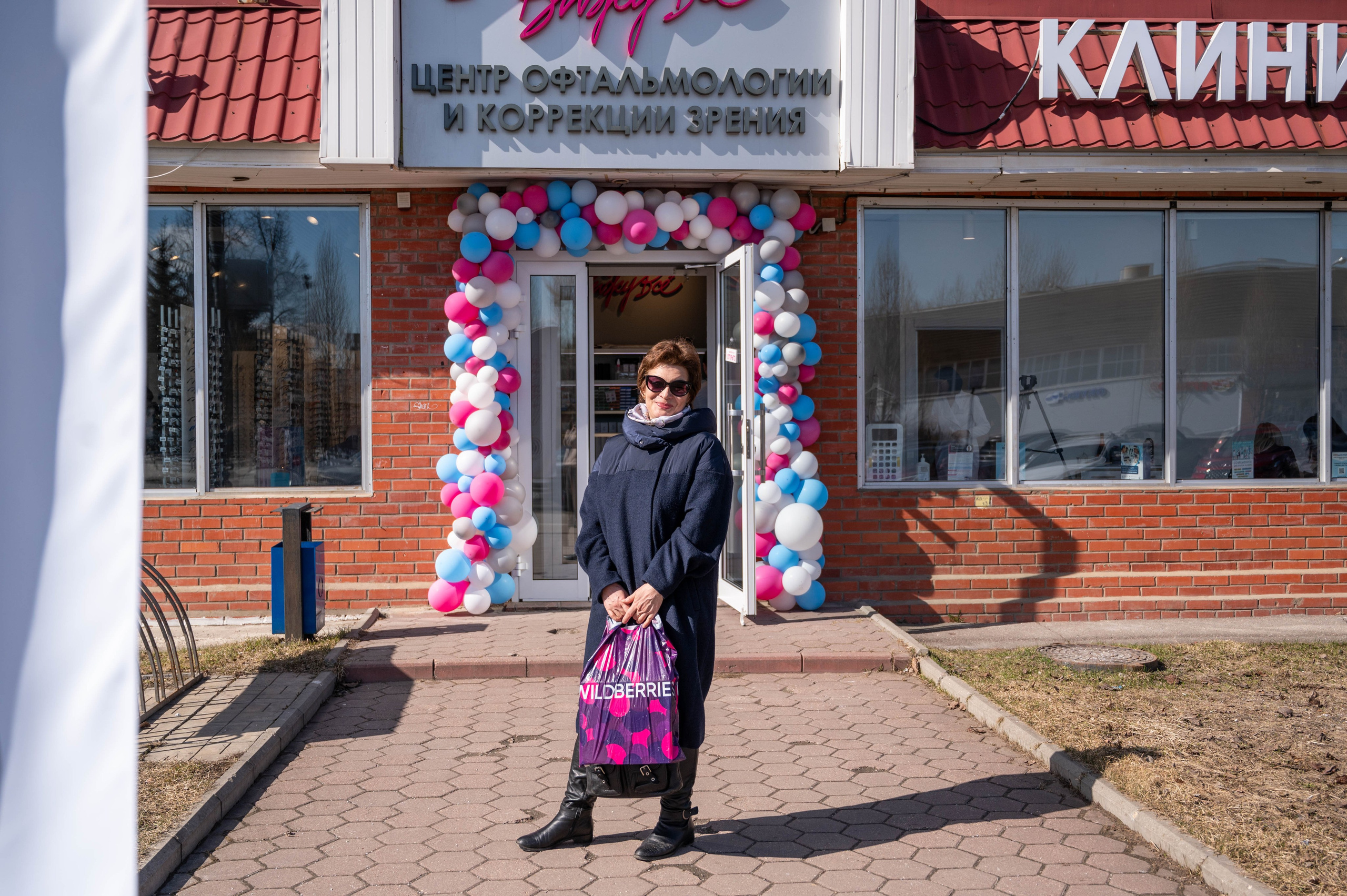 Съёмка открытия оптики