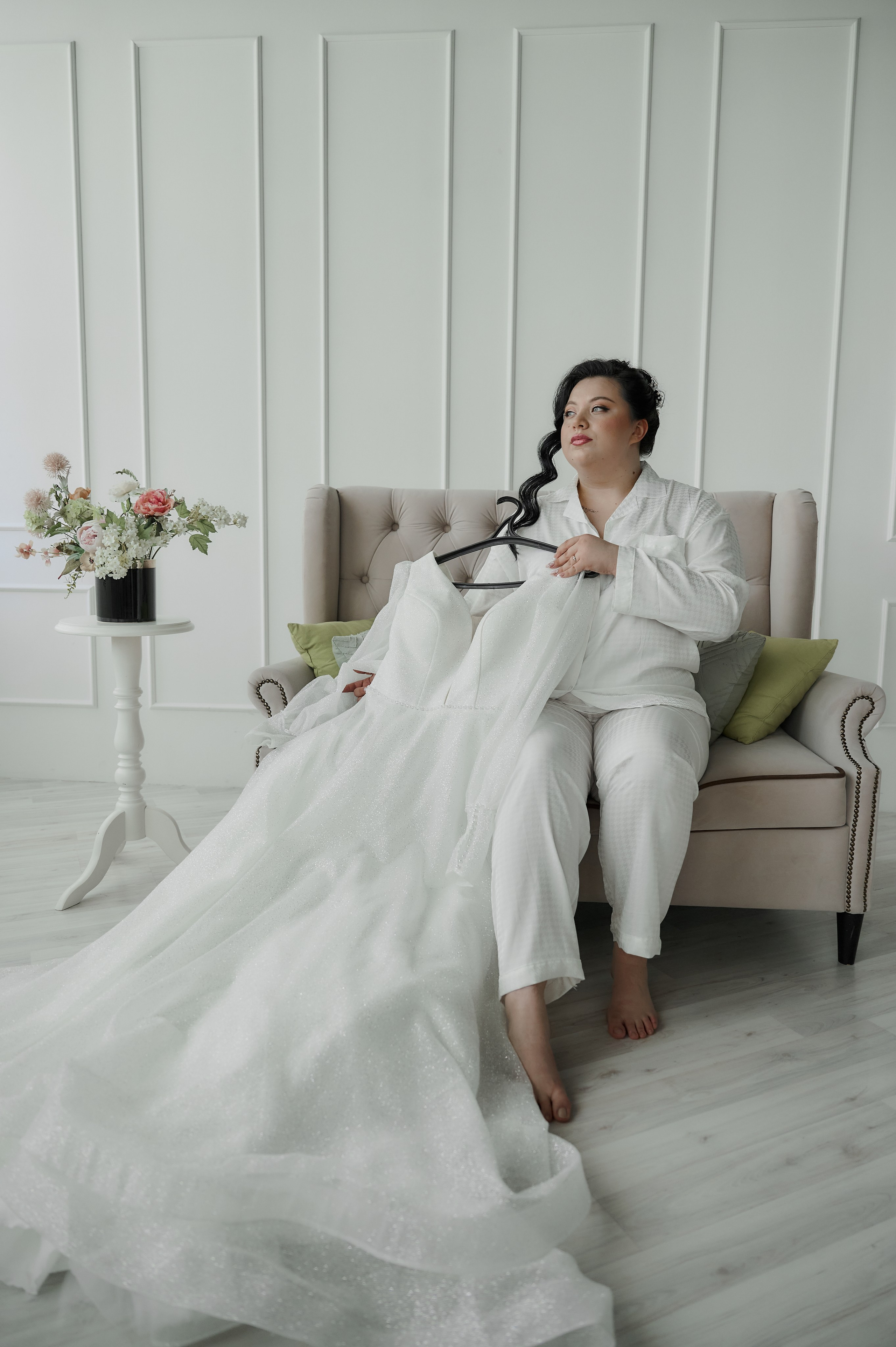 Свадебная фотосессия в студии. Свадебный фотограф в Туле Никита Беляев