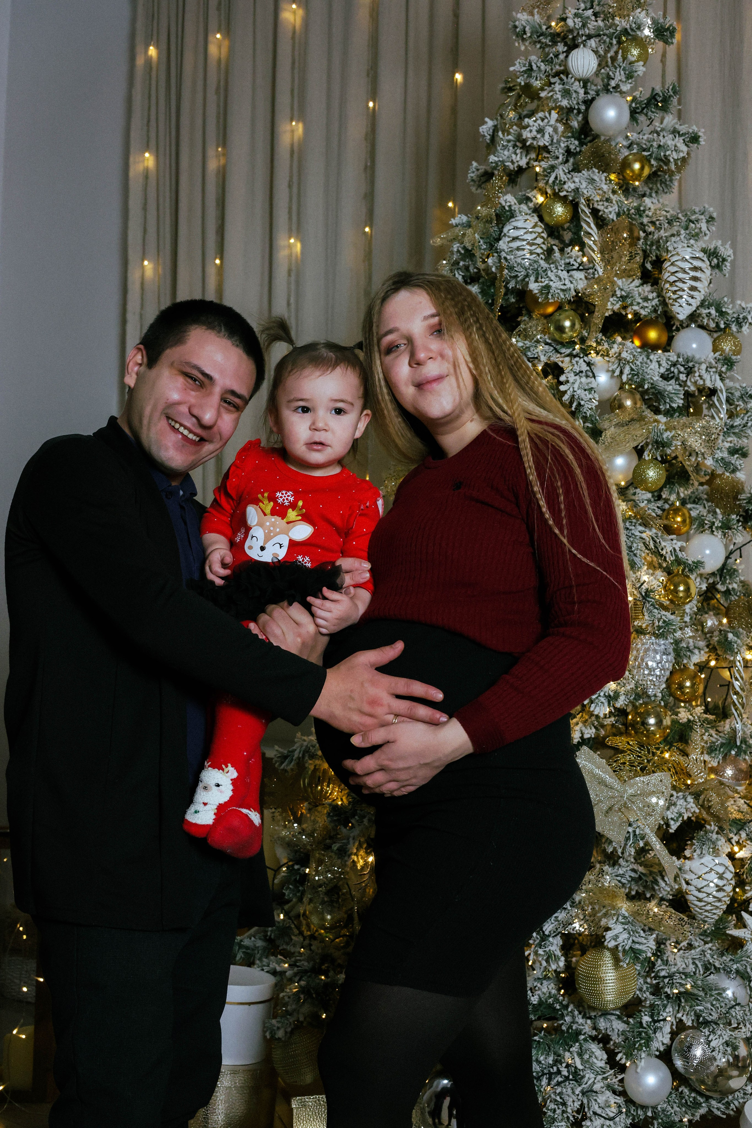 Новогодняя история «Анастасия и ее семья». Фотограф в Москве Анастасия Калинина