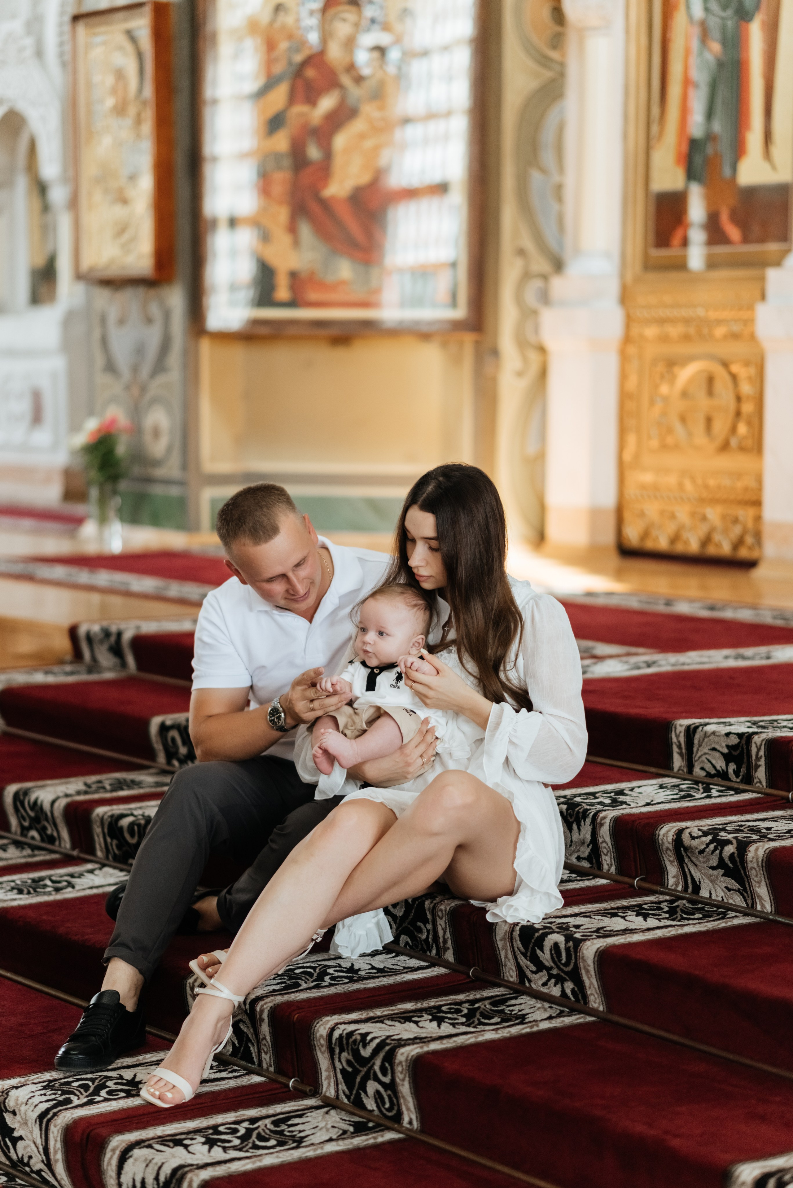 Таинство крещения Артёма. Фотограф Елена Кучук