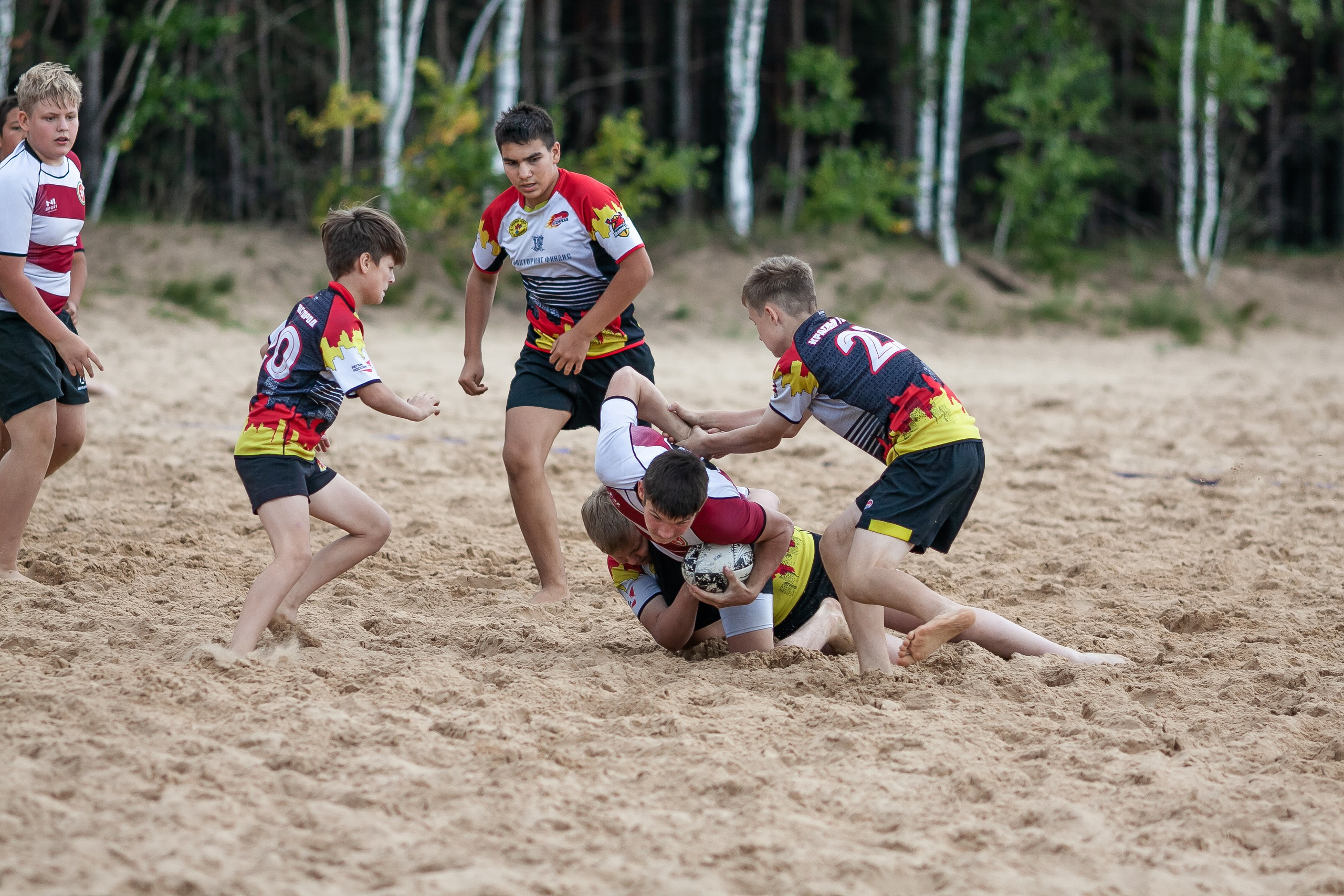 «Кубок «Молота» по пляжному Регби. Фотография