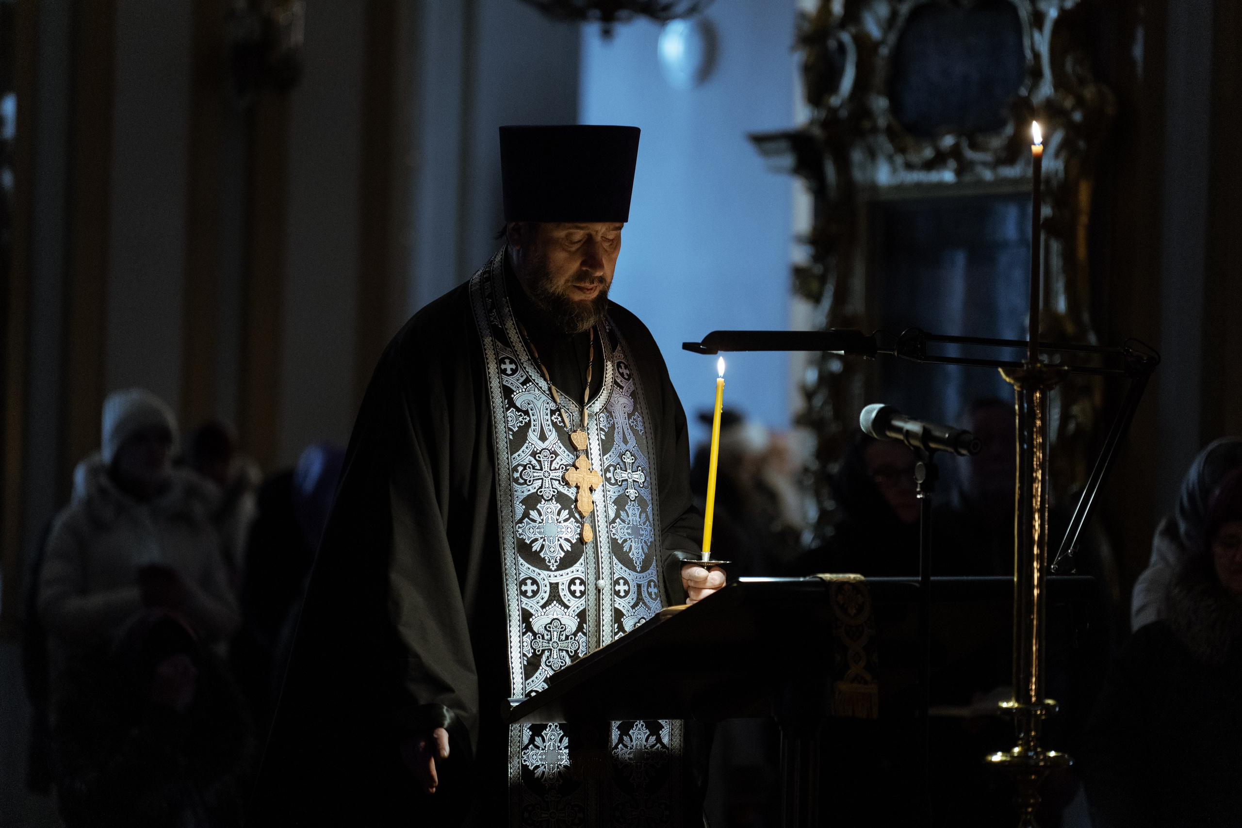 Великое повечерие с чтением Великого покаянного канона преп. Андрея Критского. НИКОЛО-БОГОЯВЛЕНСКИЙ МОРСКОЙ СОБОР