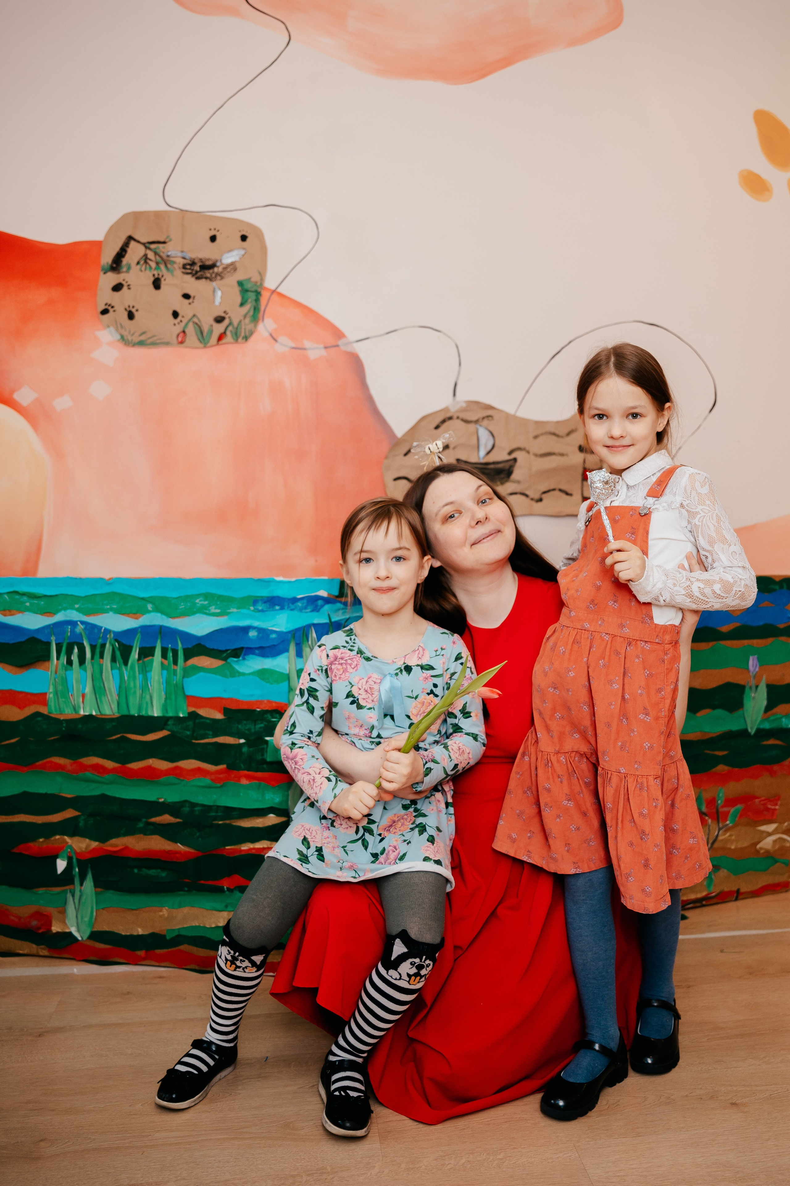 8 марта в Монтессори-саду. Семейный lifestyle фотограф в Санкт-Петербурге Людмила Пахомова