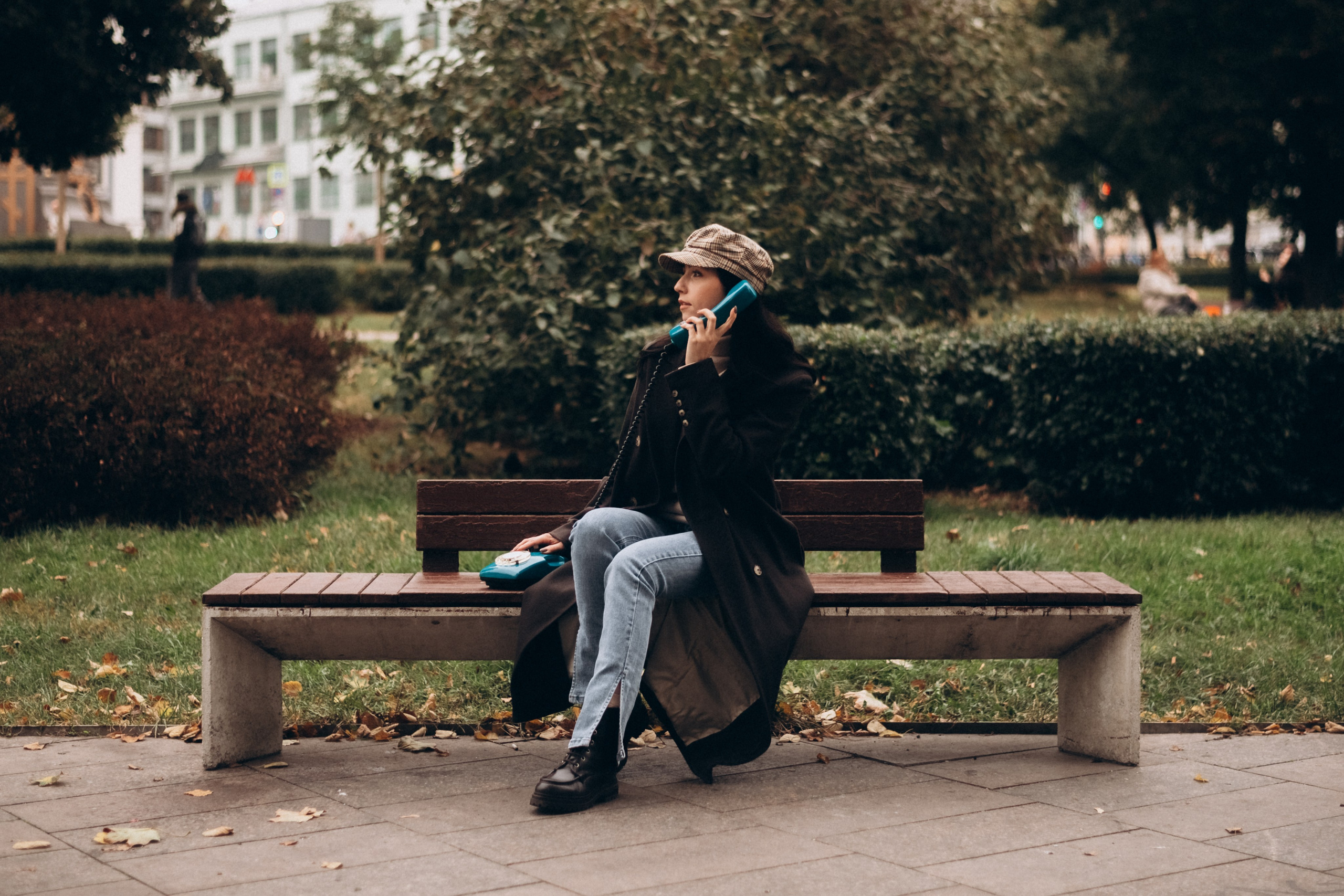 Фотосессия с телефоном на улицах Китай-Города