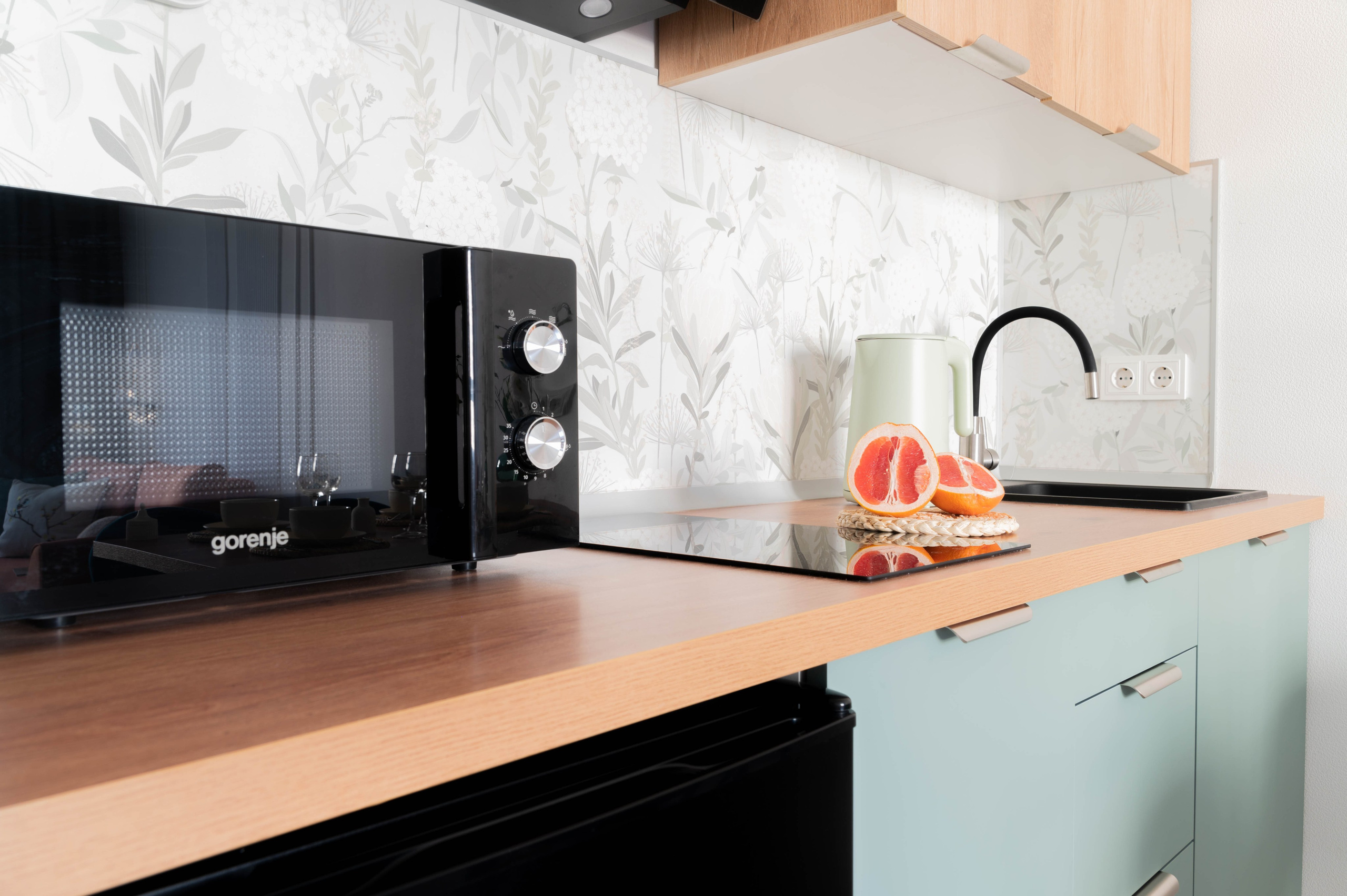 Съемка 1-к квартиры для посуточной аренды ЖК «Волга Парк». Интерьерный фотограф в Ярославле. Вероника Лазыкина