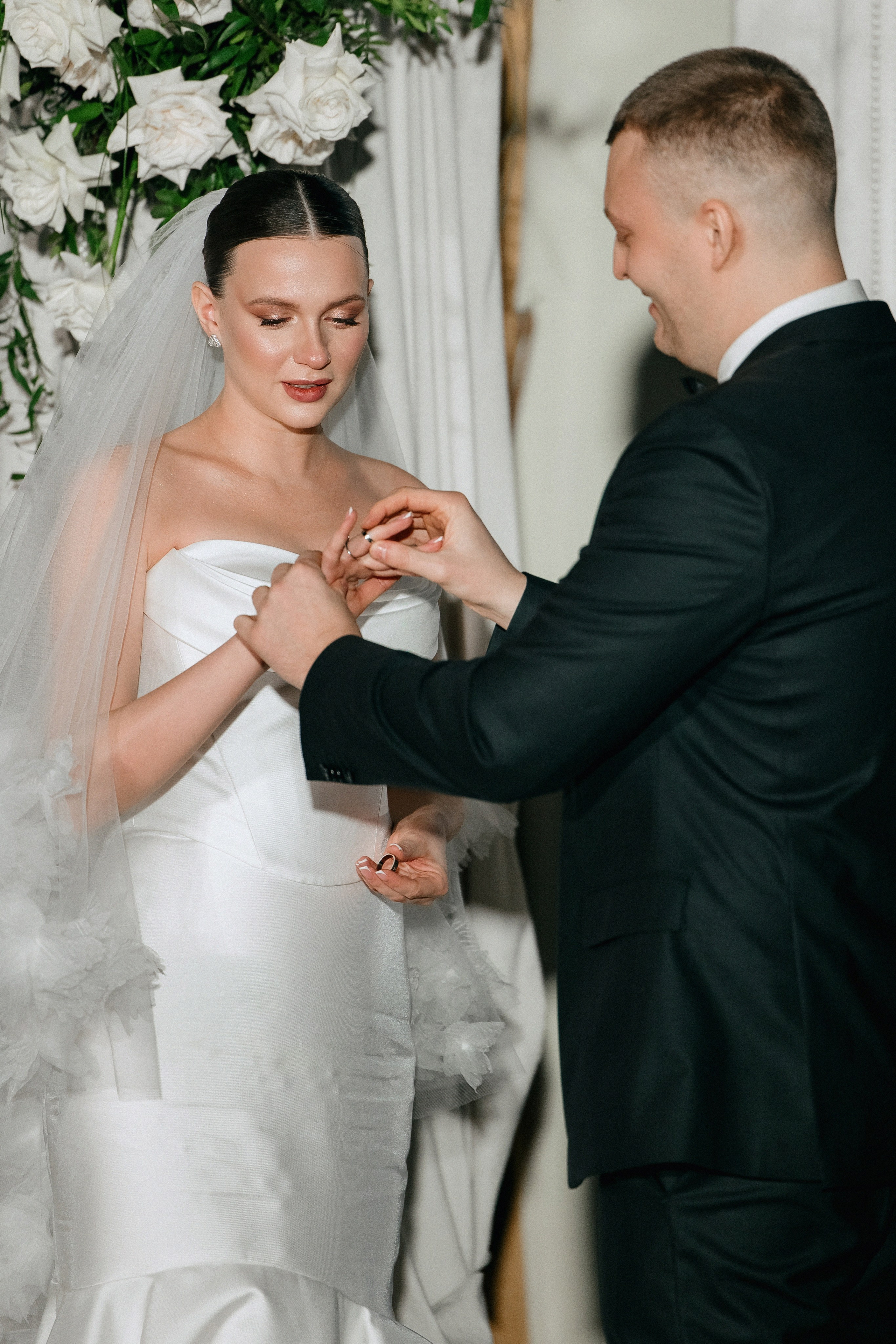 Свадебный банкет на вилле Политика. Свадебный фотограф Москва