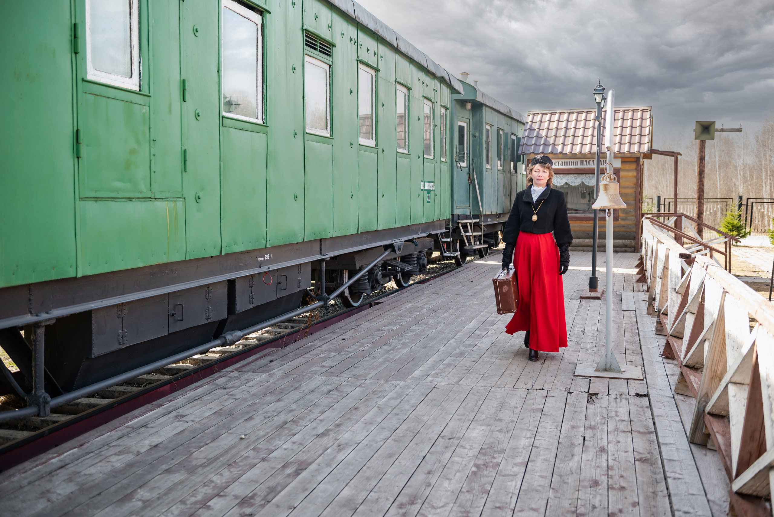 Наталья и Ретропоезд. Свадебный и семейный фотограф в Дзержинске Екатерина Шулакова