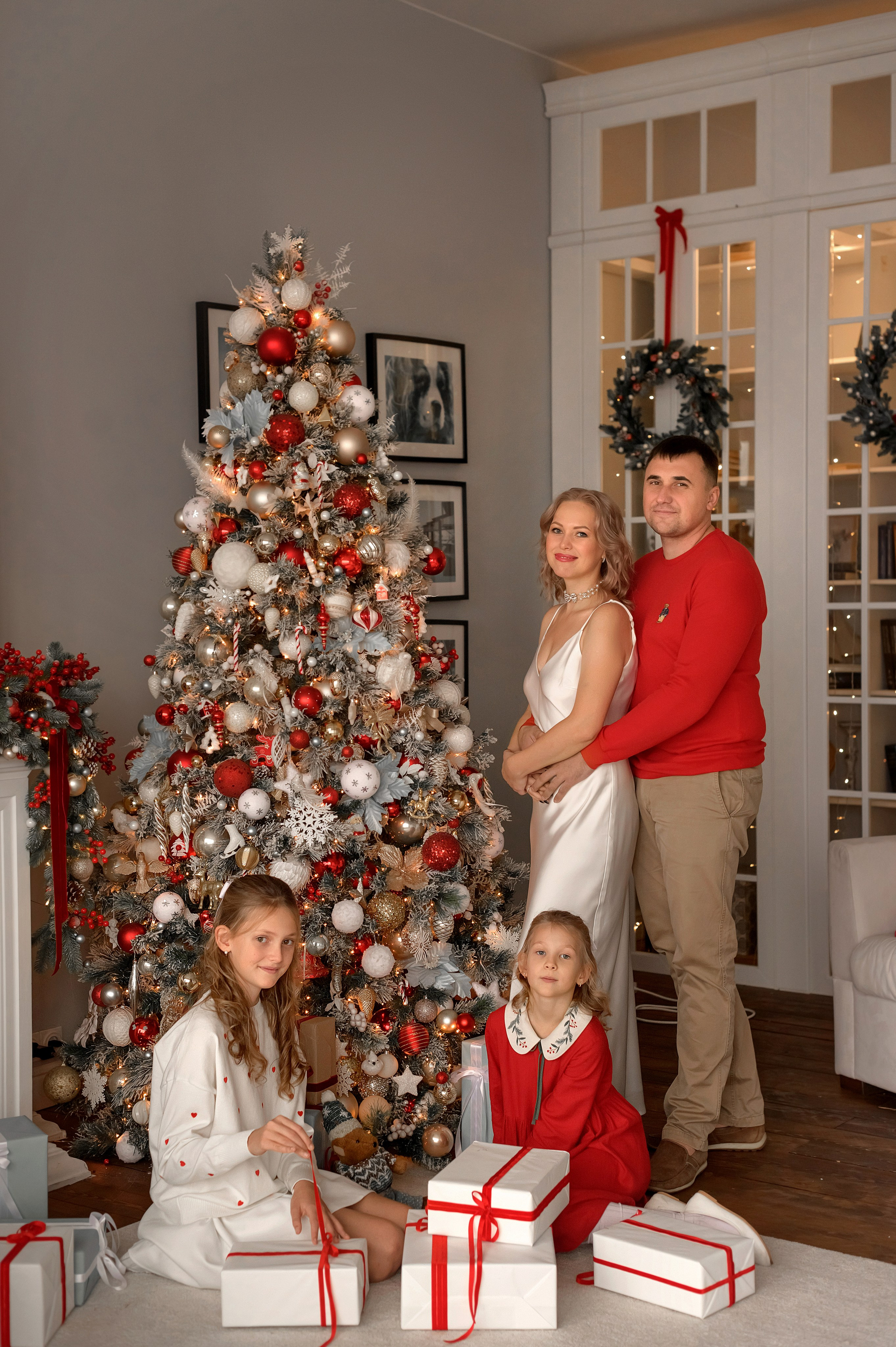 Новогодние студийные. Фотограф на Крещение в Санкт-Петербурге