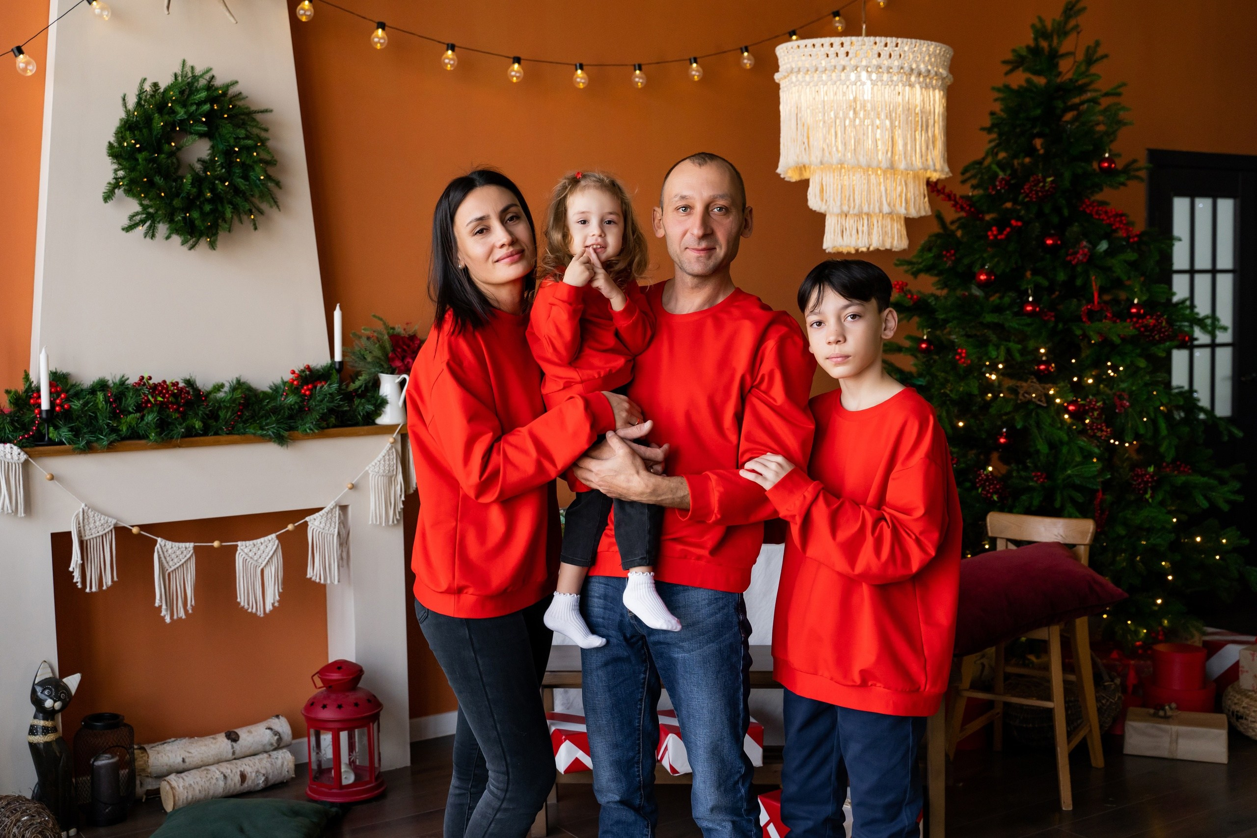 Комплекты Family look. Фотостудия Малина в городе Улан-Удэ. Фотограф Ирина Жарникова