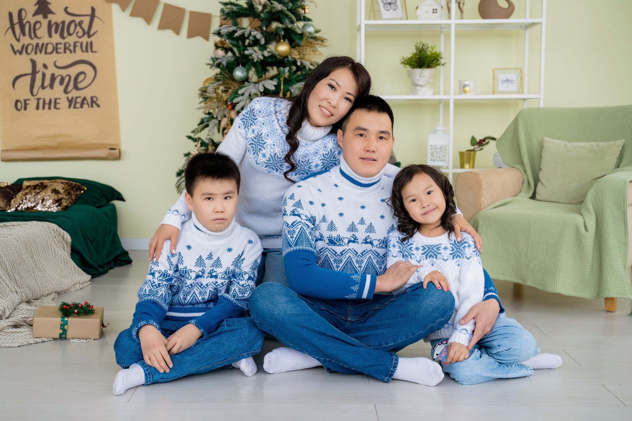 Комплекты Family look. Фотостудия Малина в городе Улан-Удэ. Фотограф Ирина Жарникова