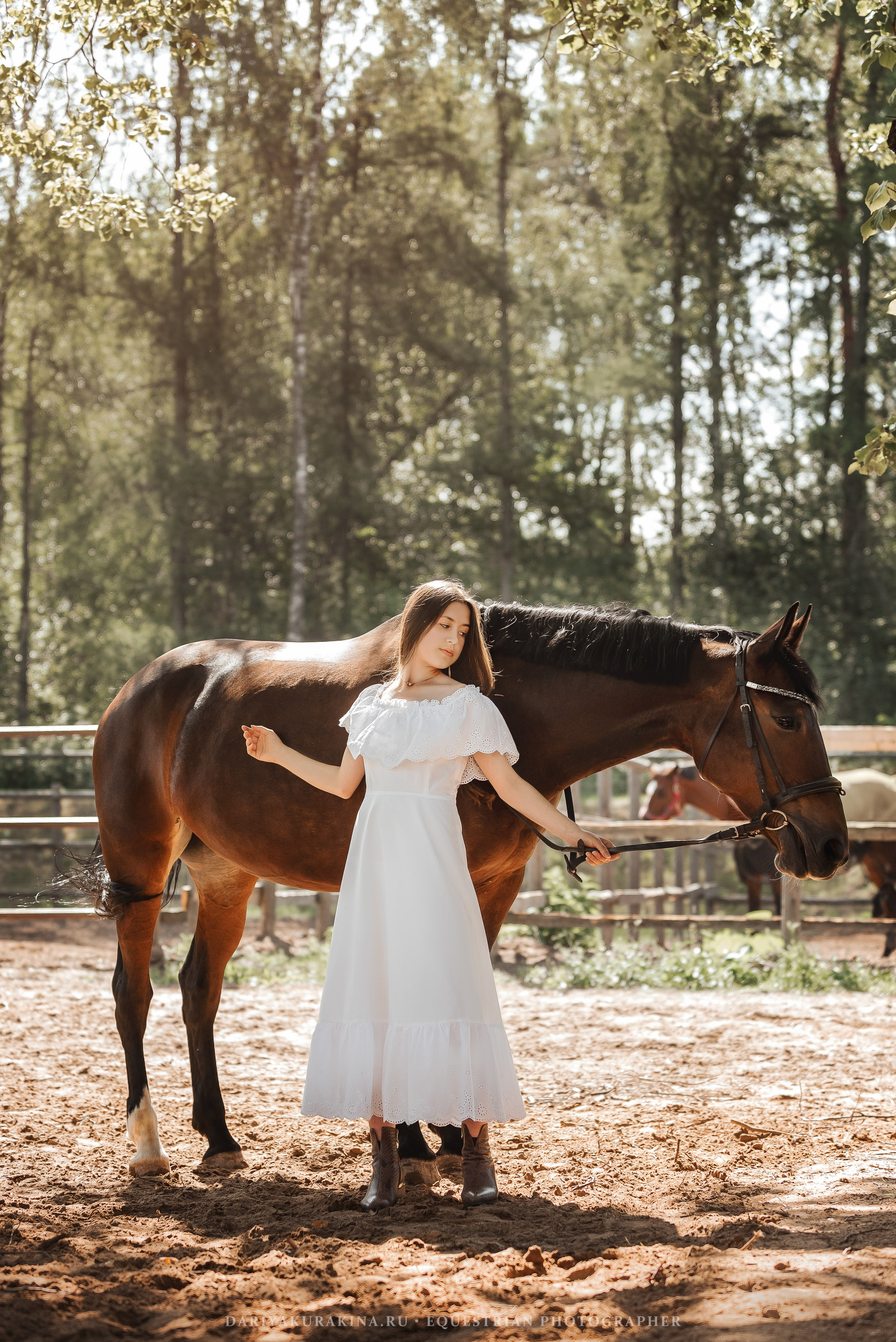 Полина и Заправа. Конный фотограф Куракина Дарья • Фотосессии с лошадьми
