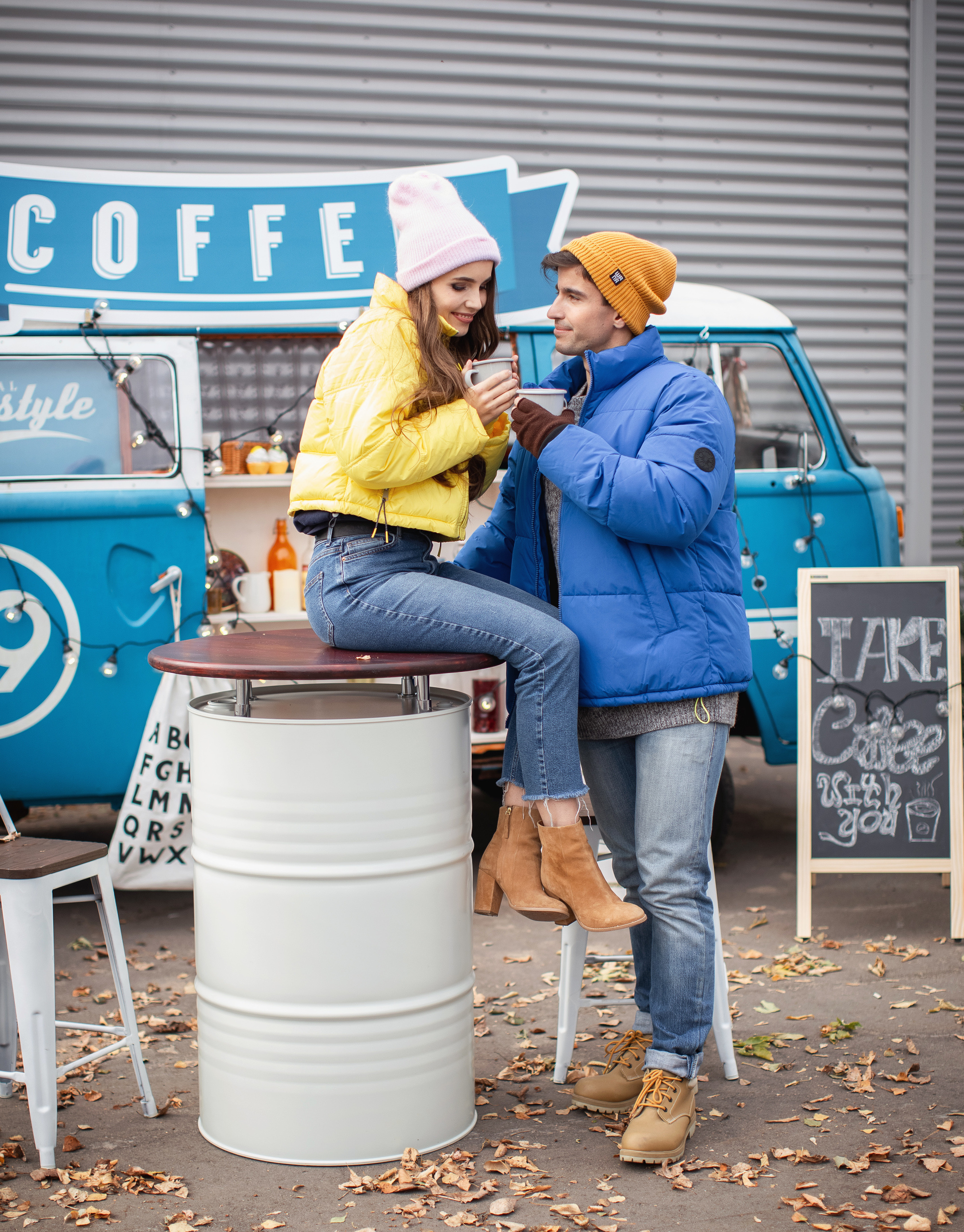 Love Story у фургончика. Женский и семейный фотограф в Москве Анна Боярченкова