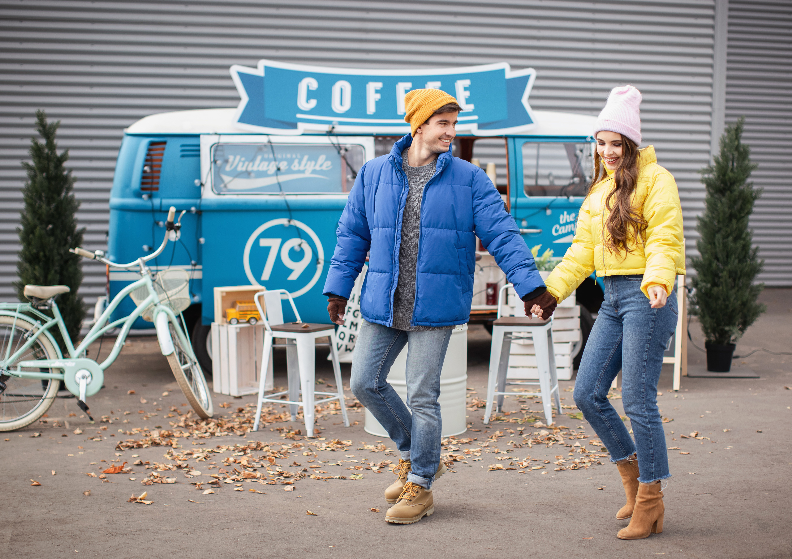 Love Story у фургончика. Женский и семейный фотограф в Москве Анна Боярченкова