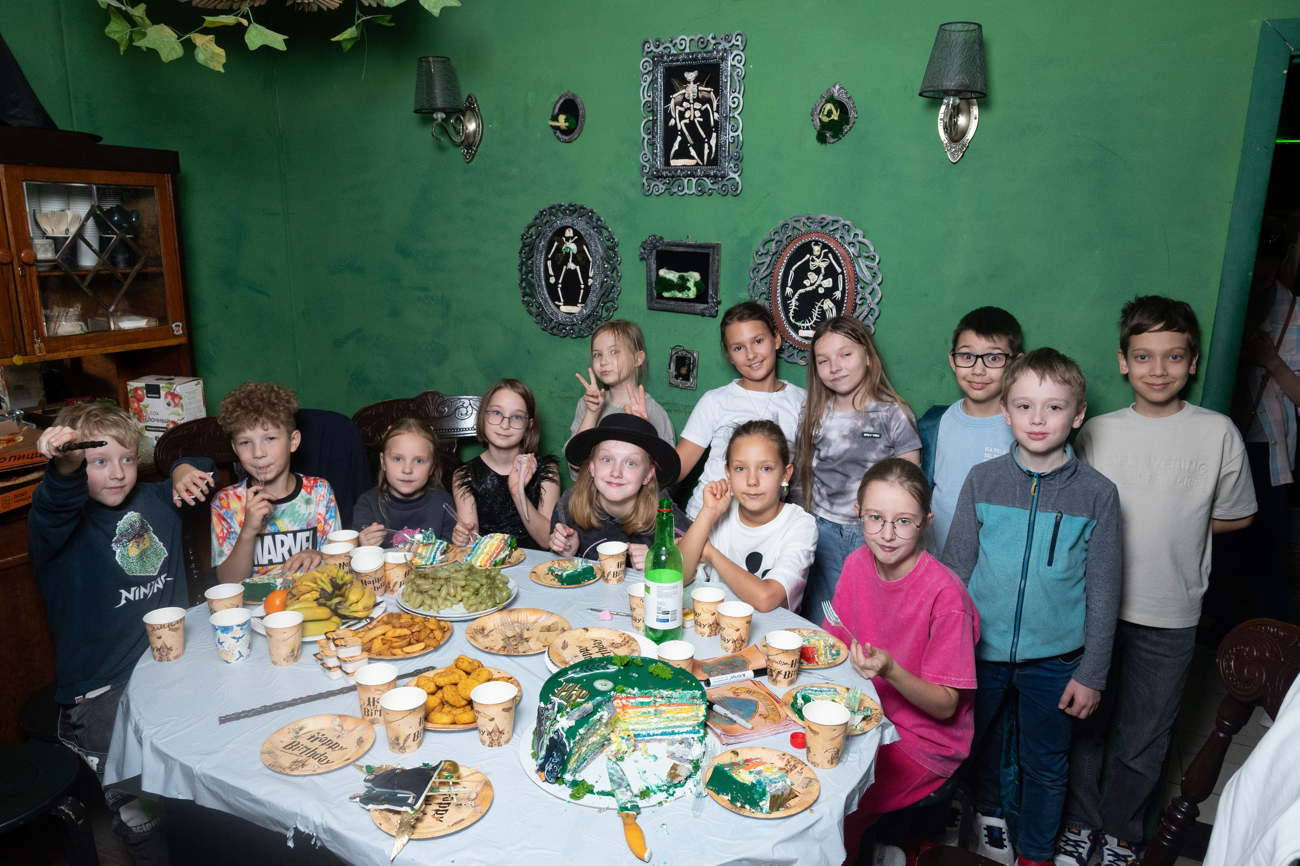День рождения ребенка в «Подземелье Слизерин». Фотограф мероприятий в Москве