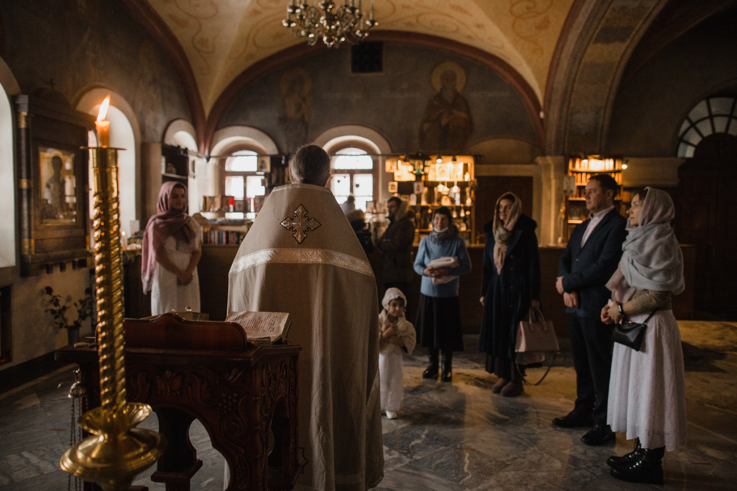 Крещение. Репортажный и свадебный фотограф в Москве Лена Таращенко