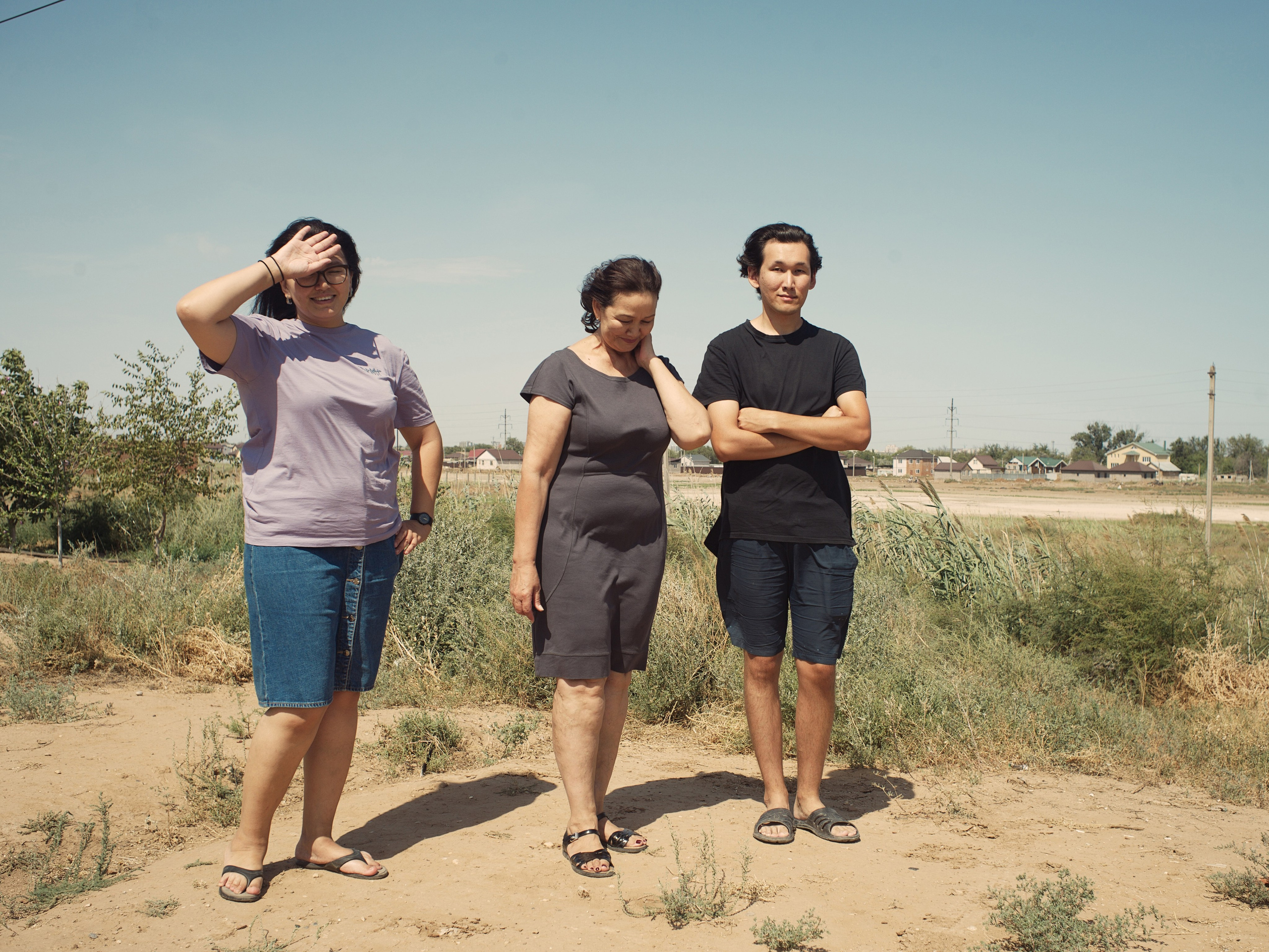 A Kazakh family in the village of Osypnoy Bugor, on the outskirts of Astrakhan. About 15% of the city and region population are Kazakhs. The border with Kazakhstan is only 75 km away. During the partial mobilization in Russia in 2022, some Astrakhan Kazakhs left for relatives on the other side of the border. However, many returned later, because it's no less difficult to get a job in Kazakhstan than in Astrakhan