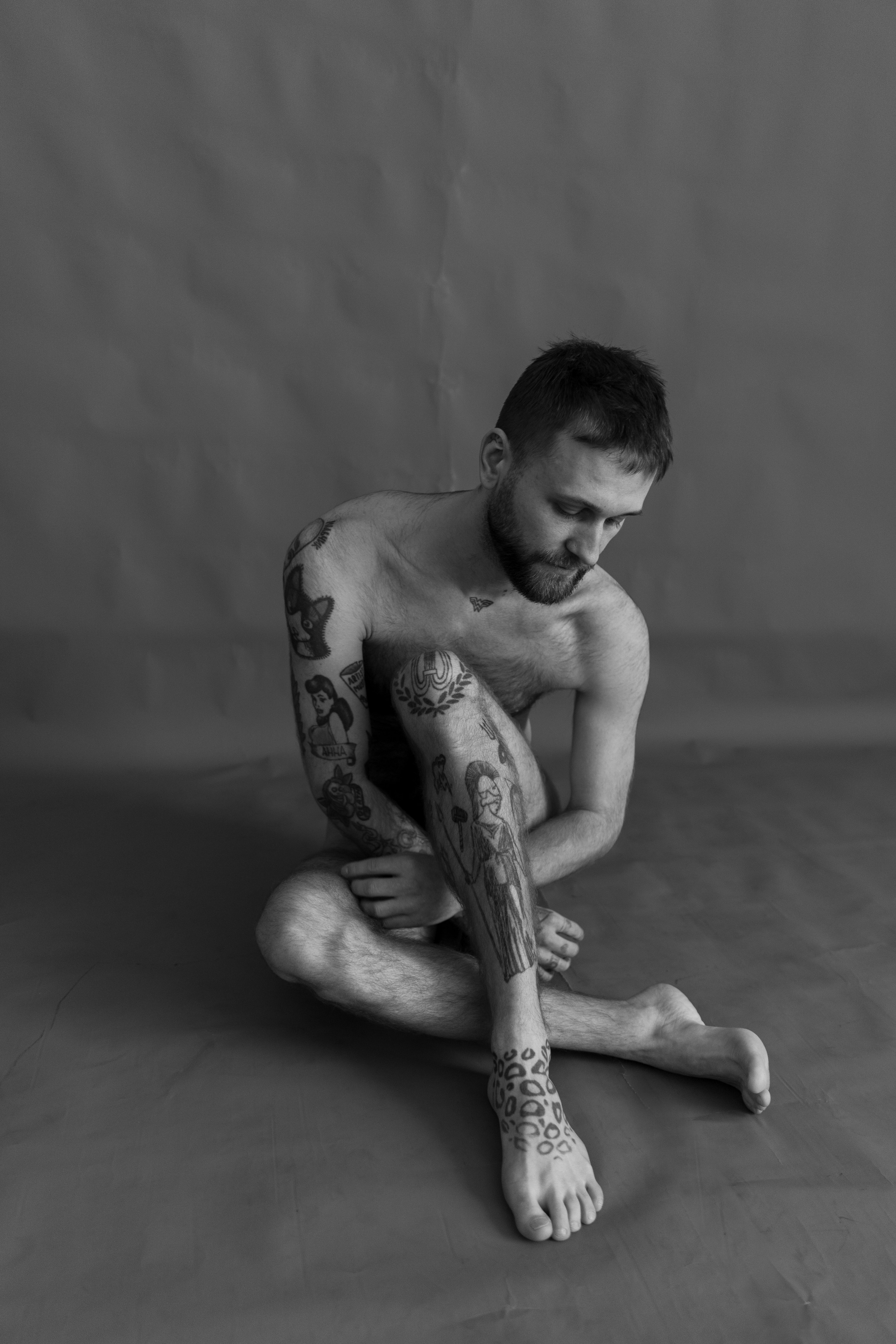 Мужская съёмка ню. Фотограф Елизавета Потешкина