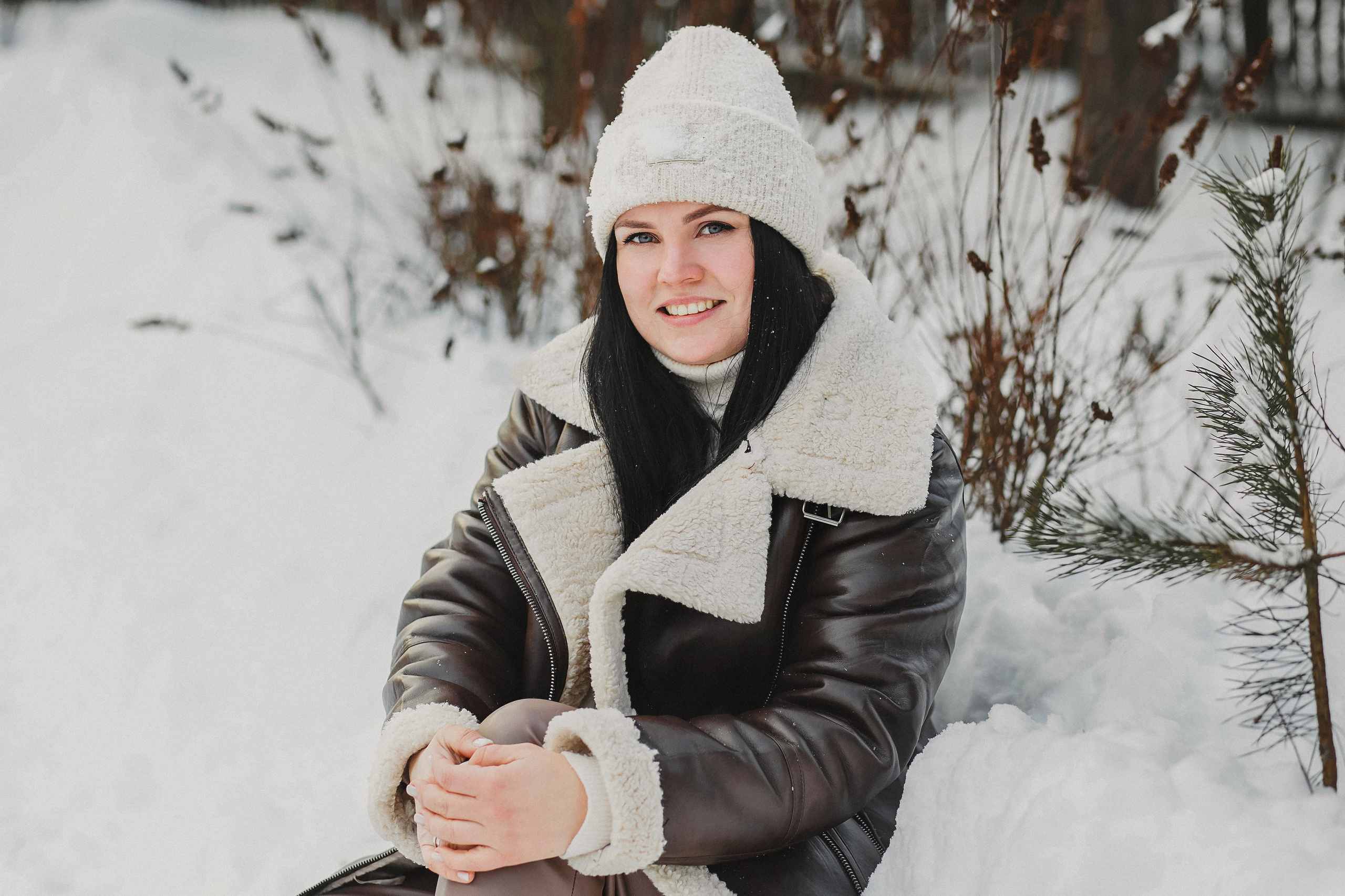 Фотосессия в зимнем лесу. Фотограф в Москве и Люберцах Анна Ушакова