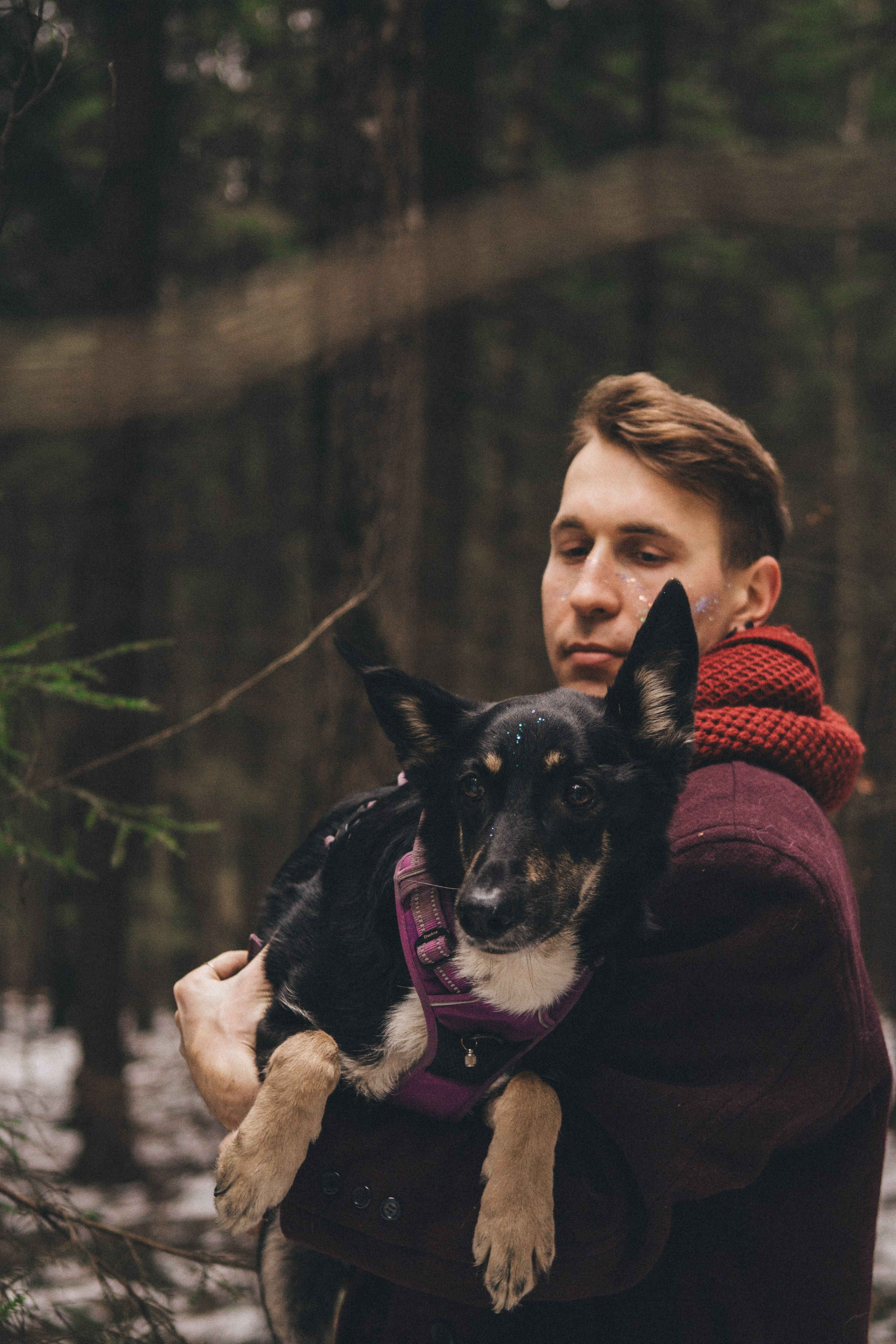 A cinematic tale of true love and unbreakable friendship between a man and a dog. Portrait, family and pet photographer in Cyprus, Ksenia Bourdelle