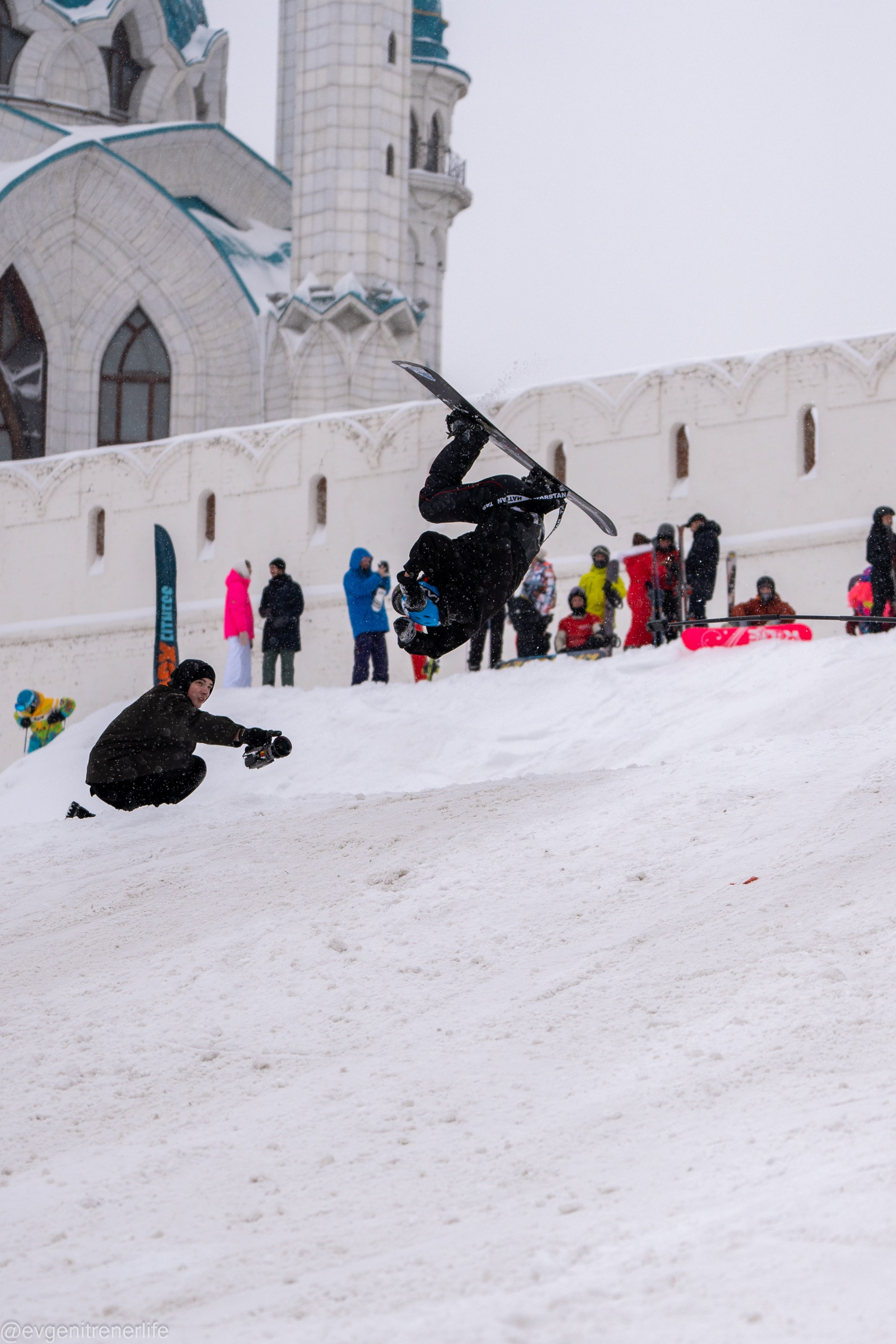 «Крутой спуск у Кремля». г. Казань. 08.02.26. Евгений | Спорт Фото в Татарстане