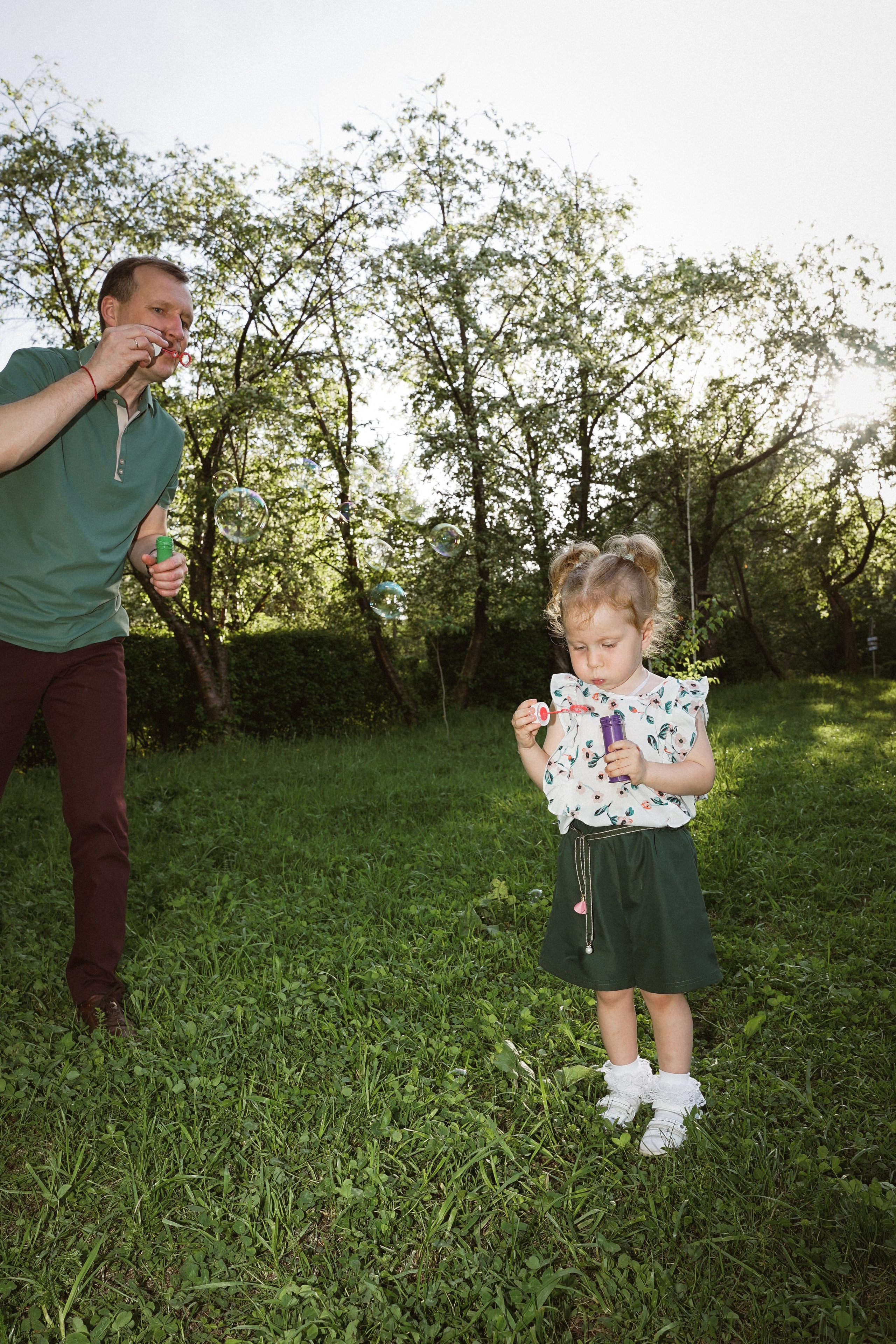 Семейная съемка с ребенком в парке Екатеринбурга