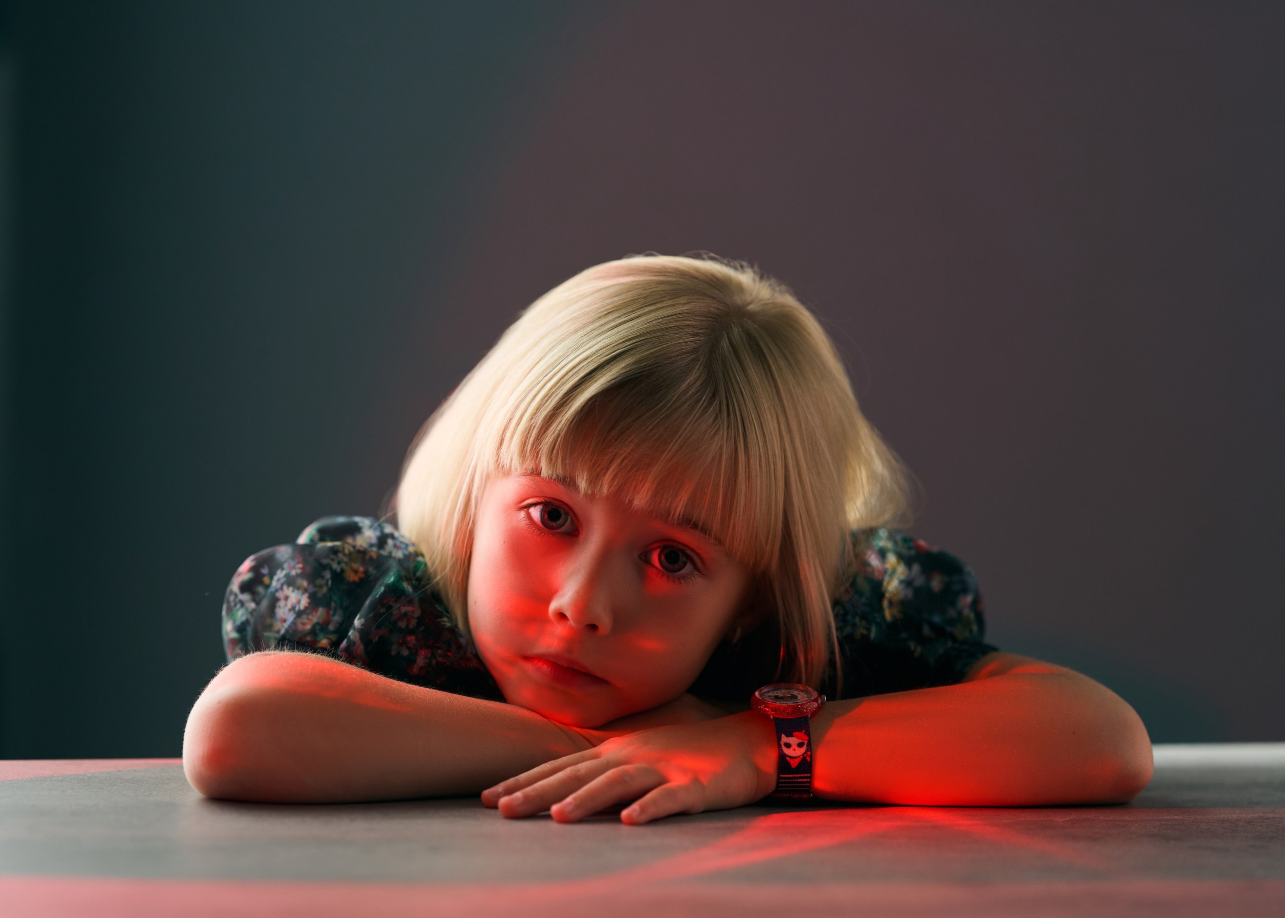 Съемка в студии для девочки