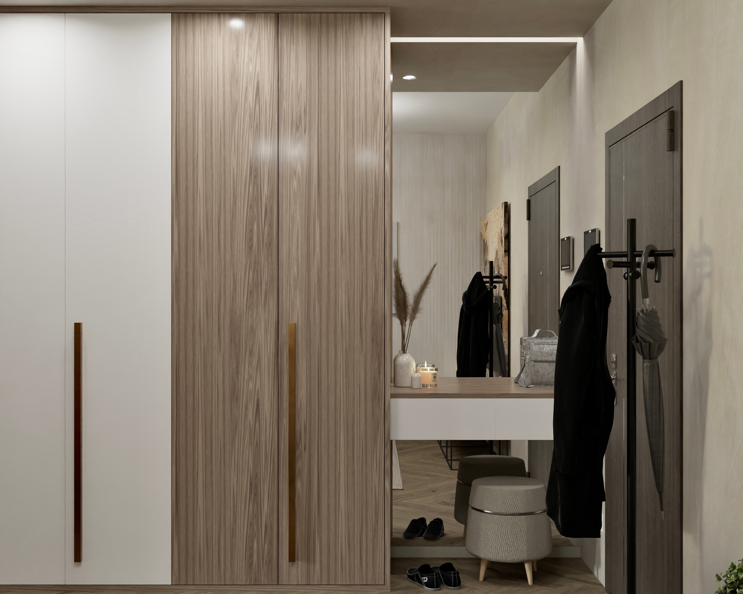 Двухкомнатная квартира — 57 м². DMDesign — студия дизайна интерьеров