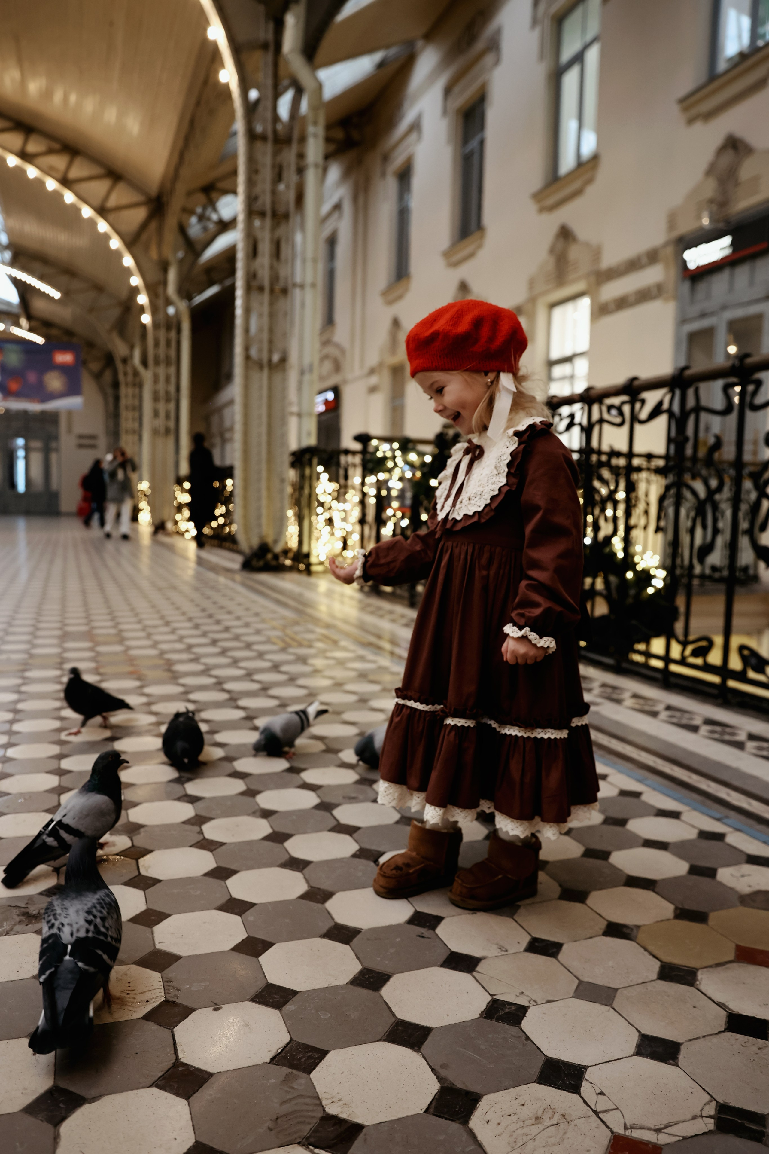 Ретро съемка на Витебском вокзале. Фотограф — Татьяна Кириллова, г. Санкт-Петербург