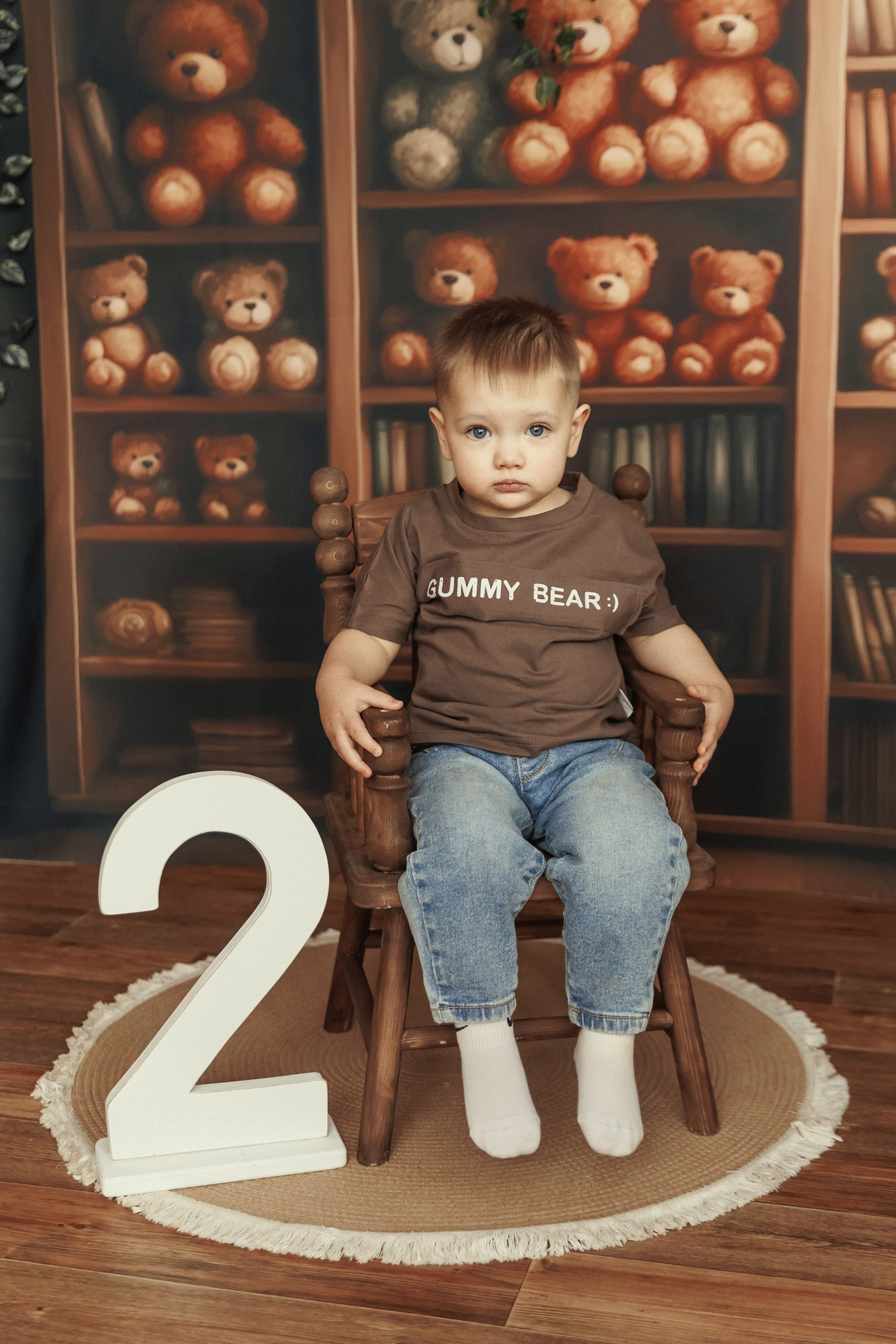 Годики. Фотосессия дней рождения в фотостудии. Детский семейный фотограф в Абинске