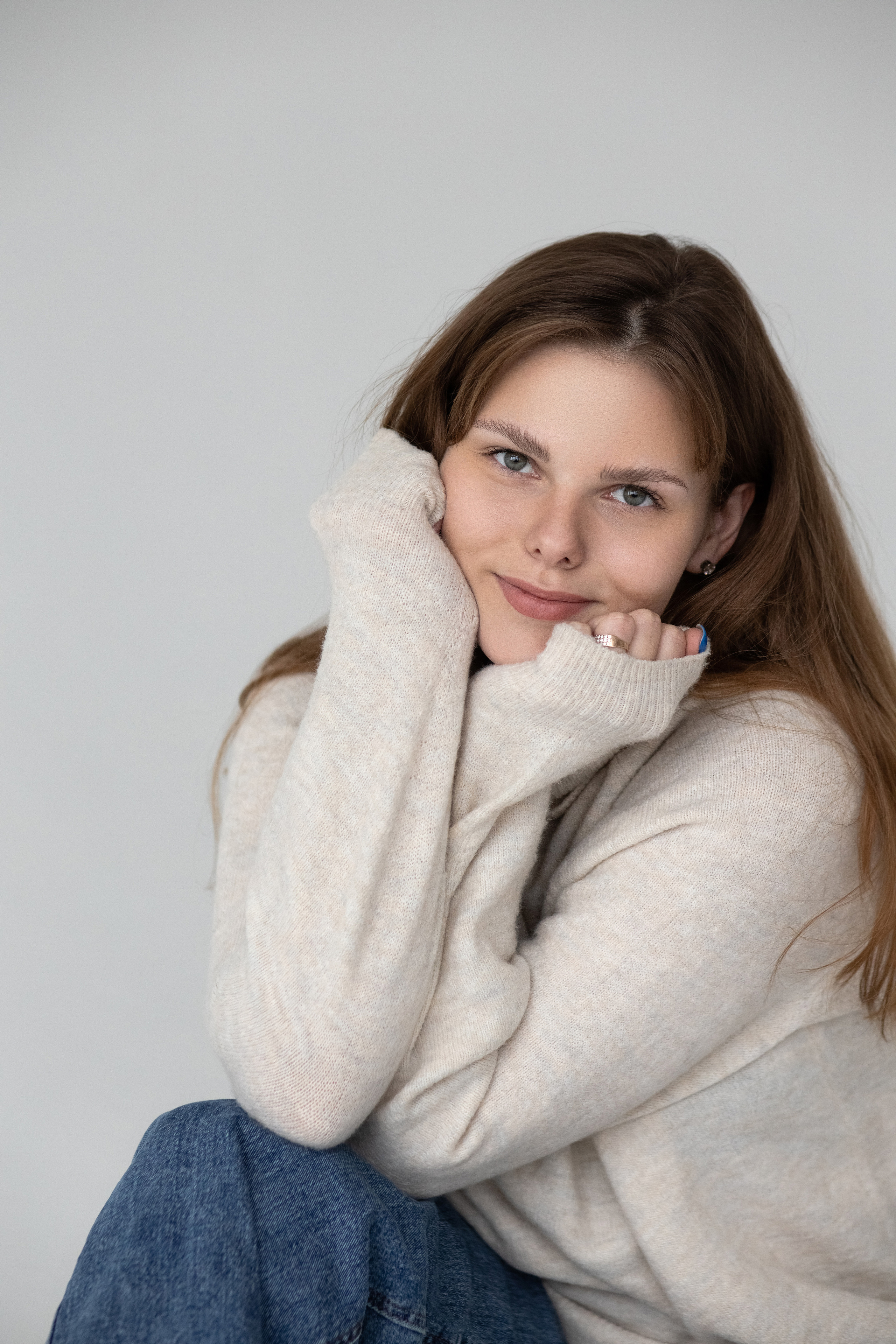 Женский портрет в студии. Фотограф Минск