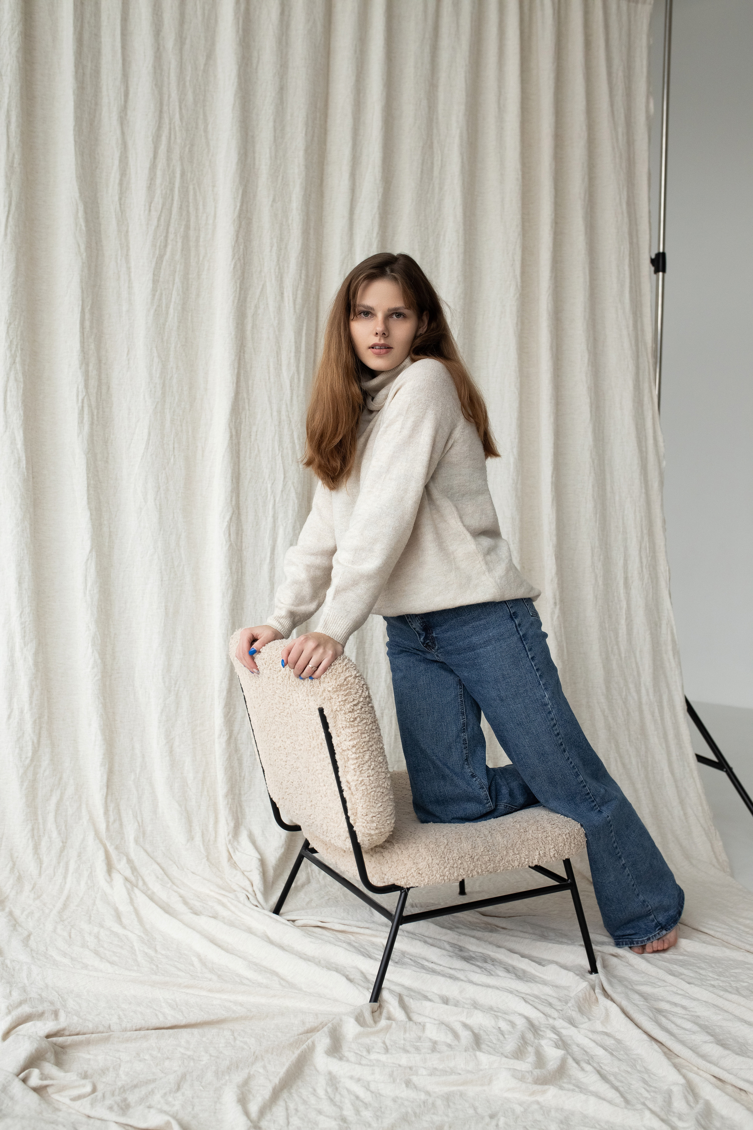 Женский портрет в студии. Фотограф Минск